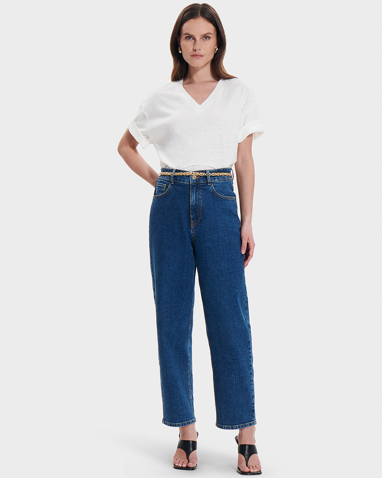 Top Tasha Ecru en Coton