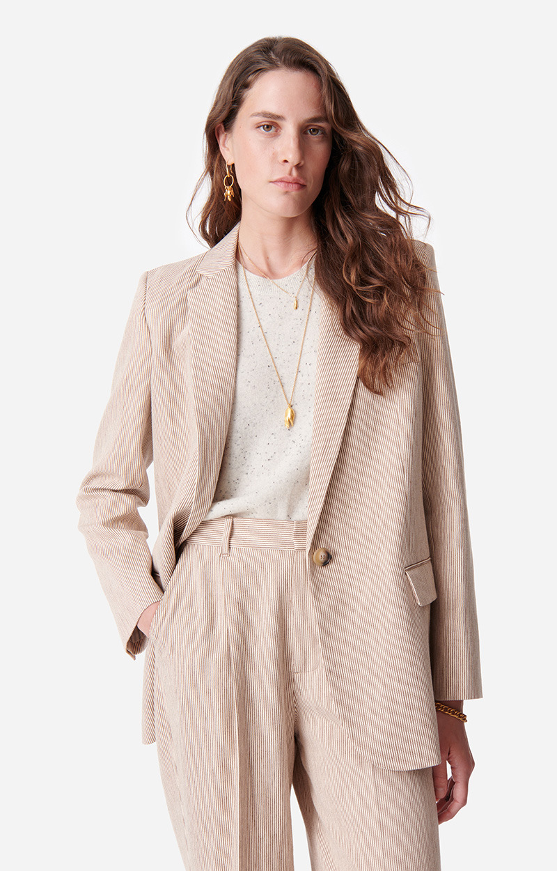 Veste Tilia En Coton Et Lin Mélangé