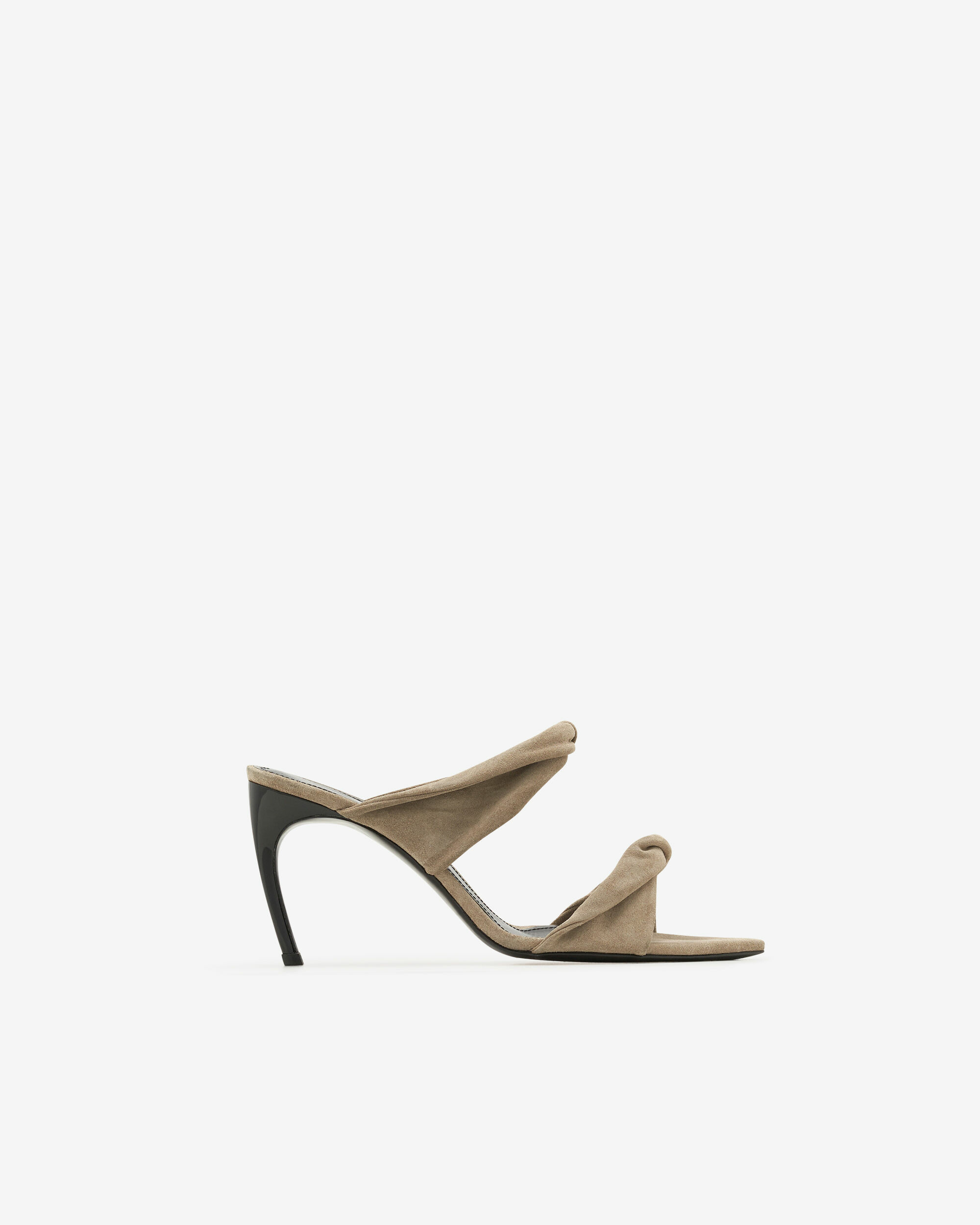 Sandales À Talons Twisty Suede