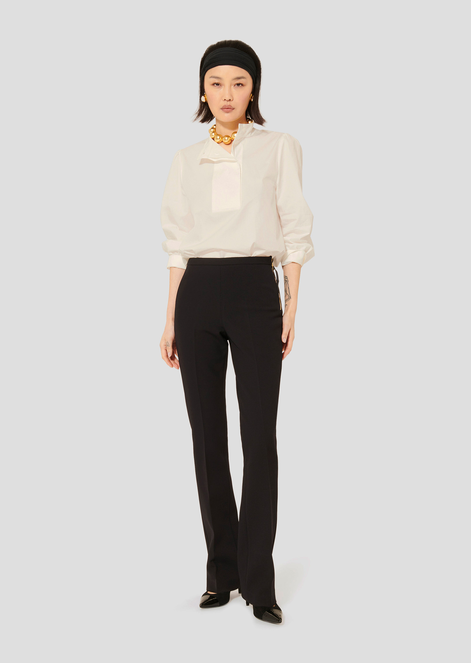 Pantalon Peyton-Charcoal en Polyester