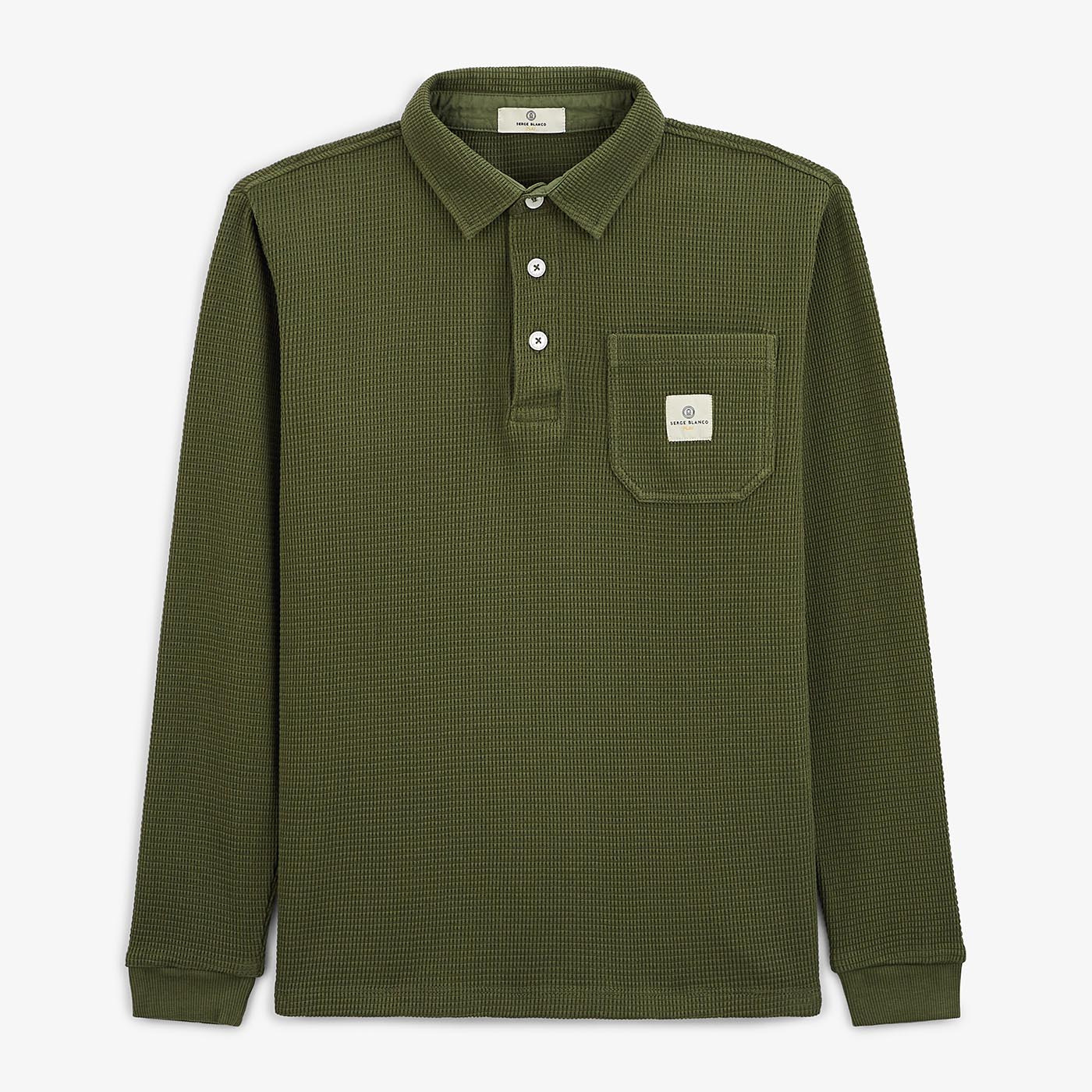 Polo Logano junior vert militaire