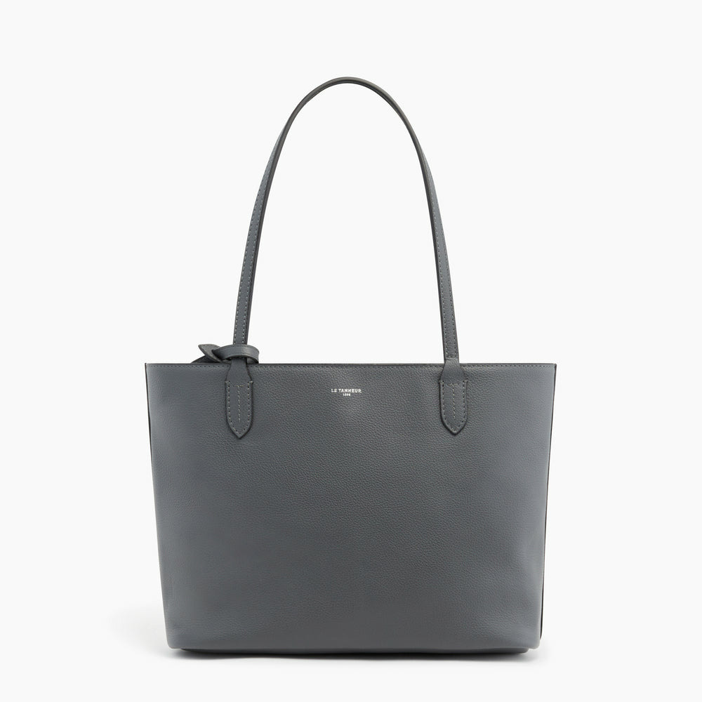 Petit sac cabas Louise en cuir grainé