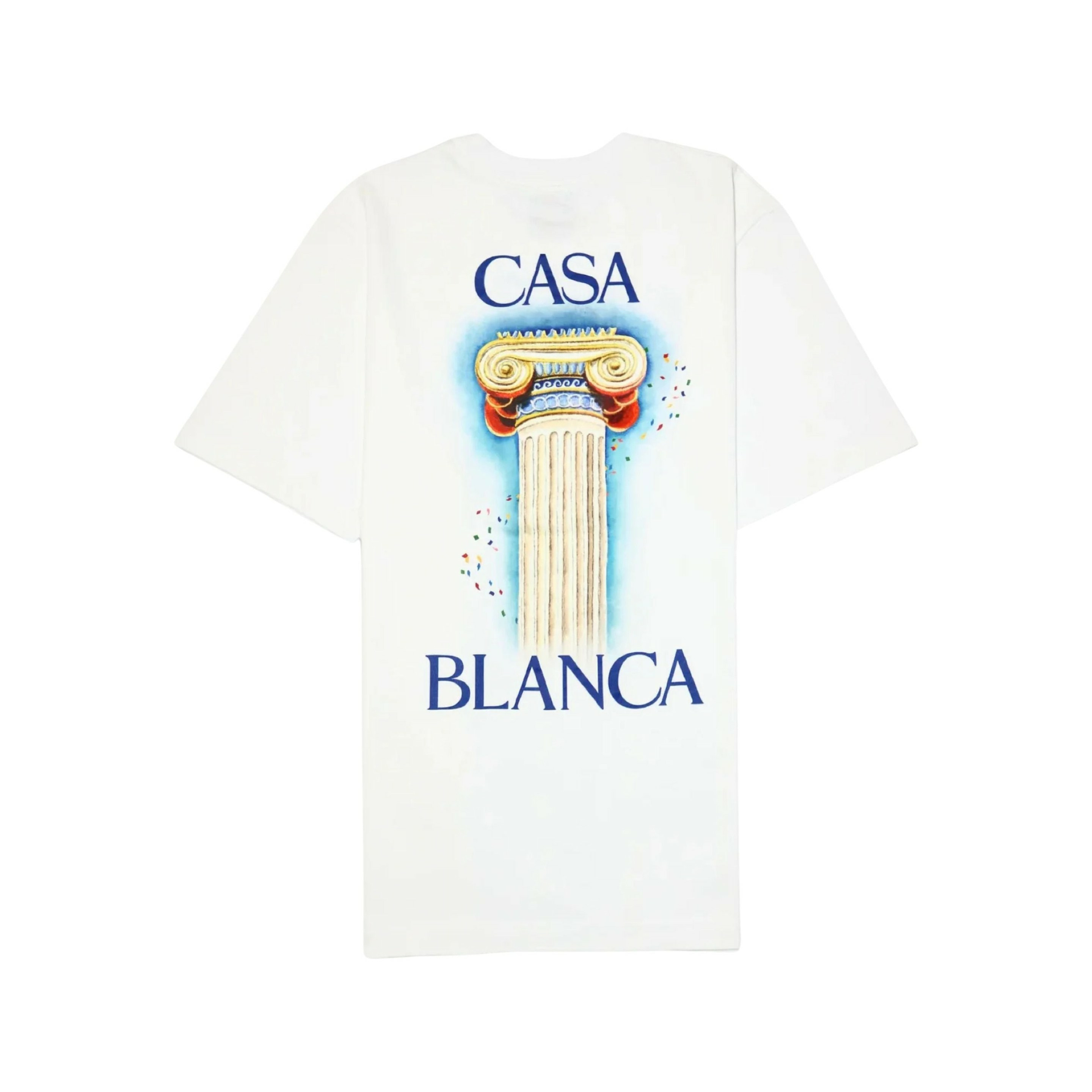 Casablanca T-shirt La Colomne Blanc