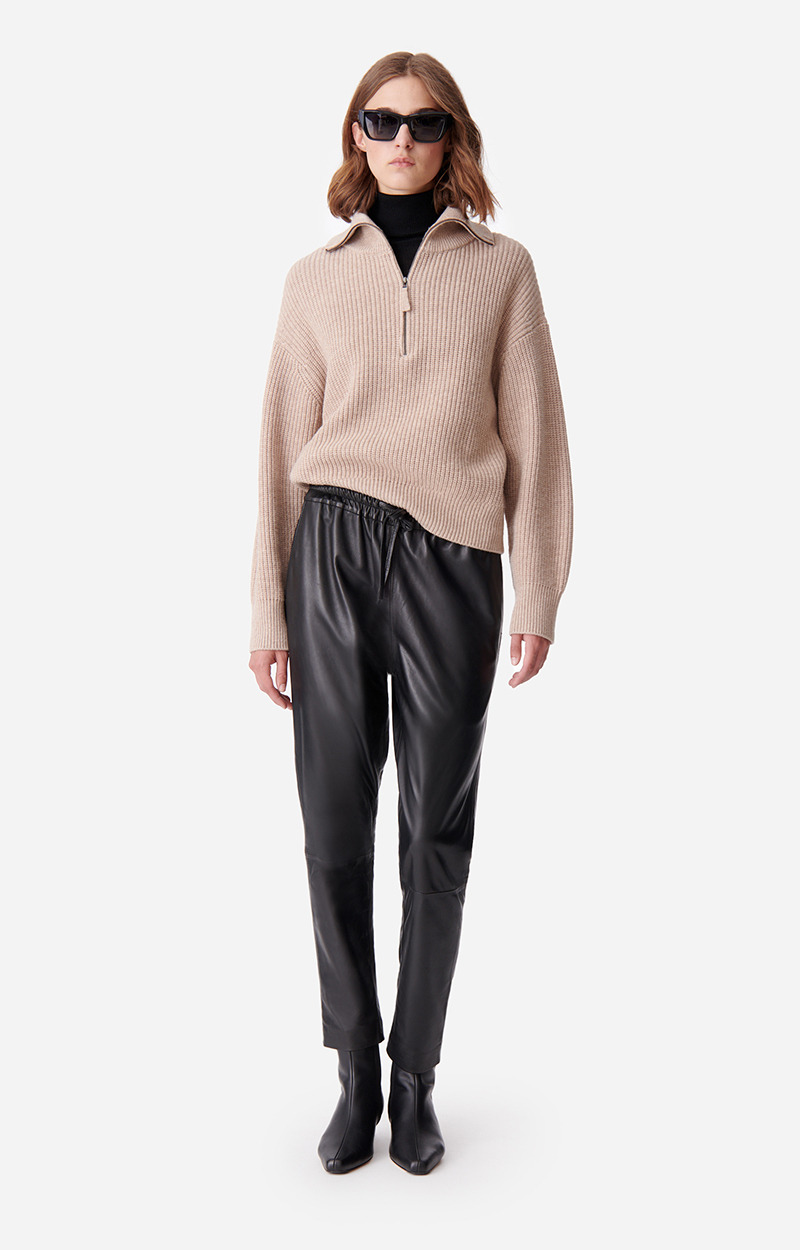 Pantalon Dax En Cuir de Mouton