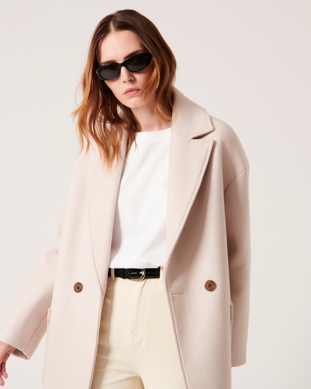 Manteau Miranda Naturel en Laine