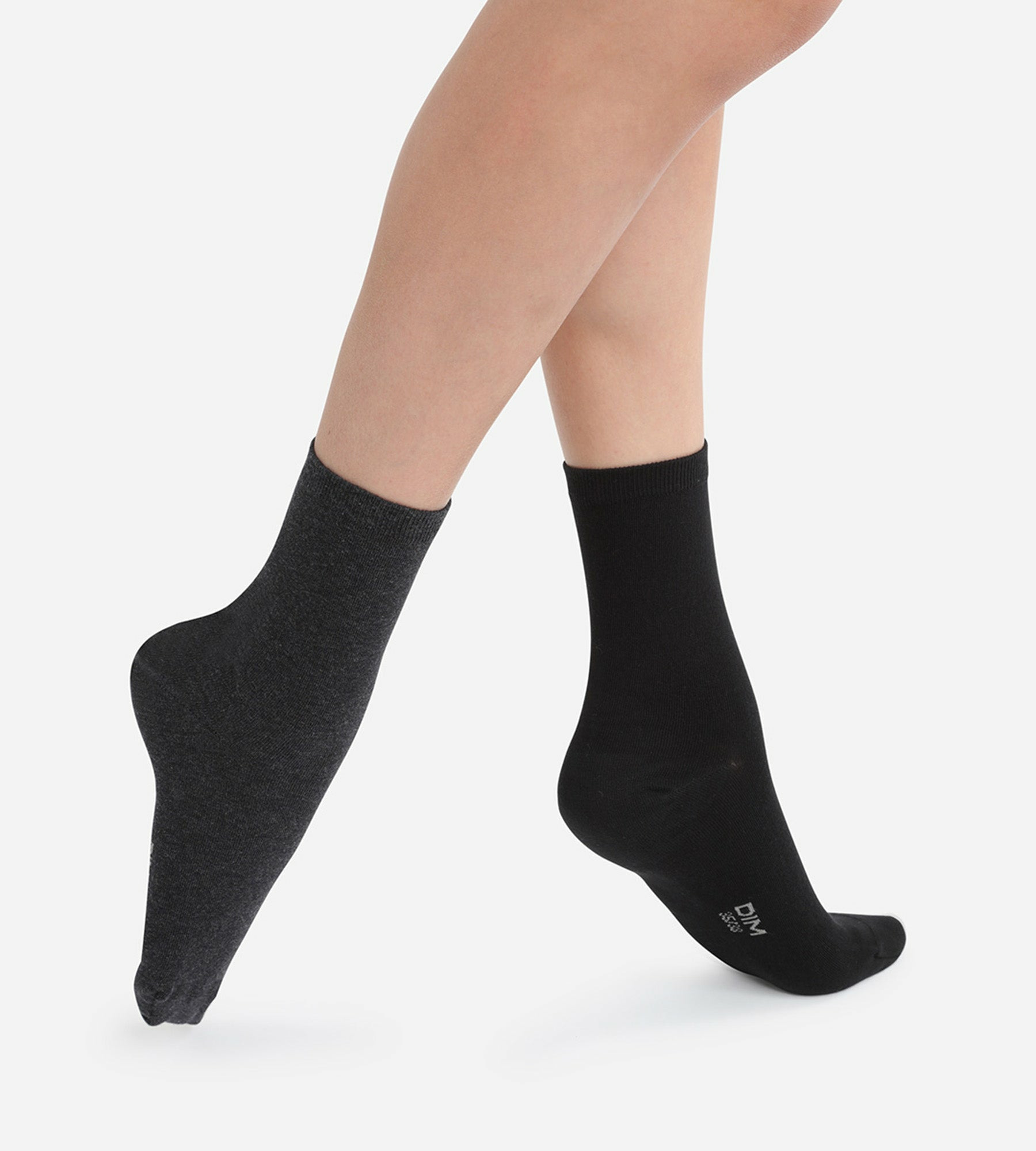 Lot de 2 paires anthracites et noires Femme