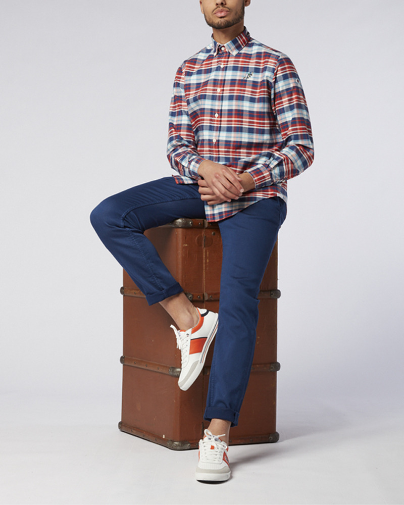 Chemise Coton Oxford À Carreaux - Coupe Confort