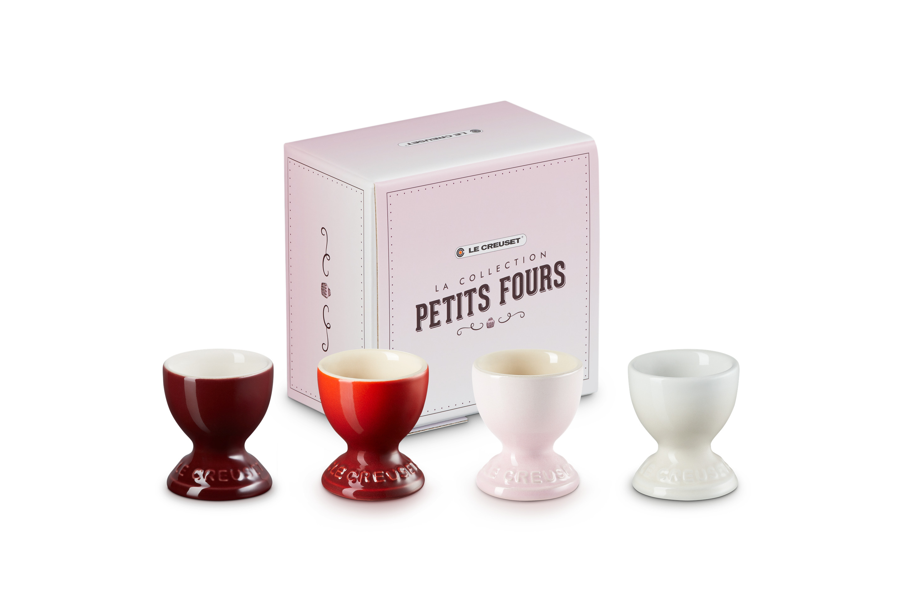 Set de 4 Coquetiers en céramique Collection Petits Fours