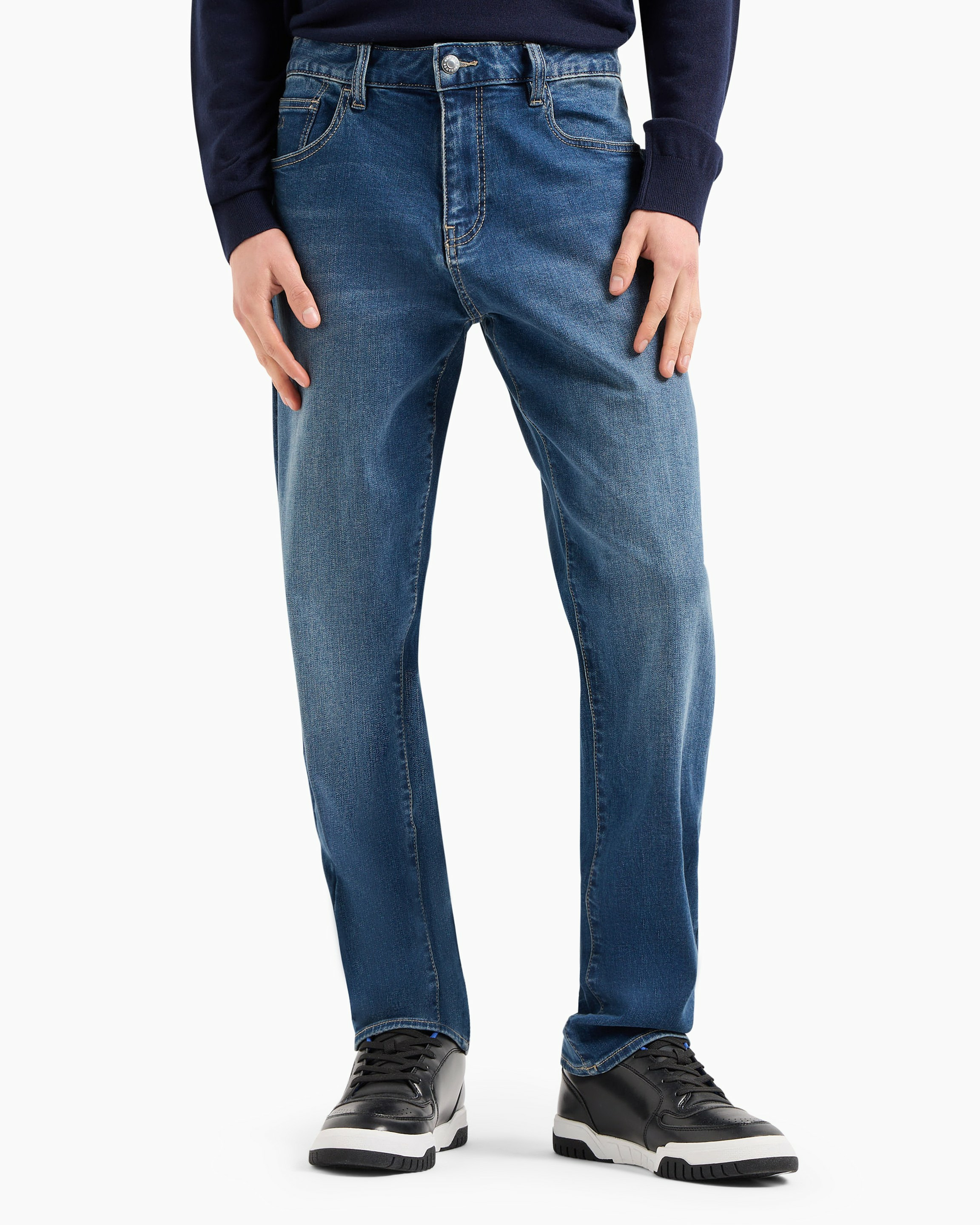 Pantalon 5 poches - denim indigo