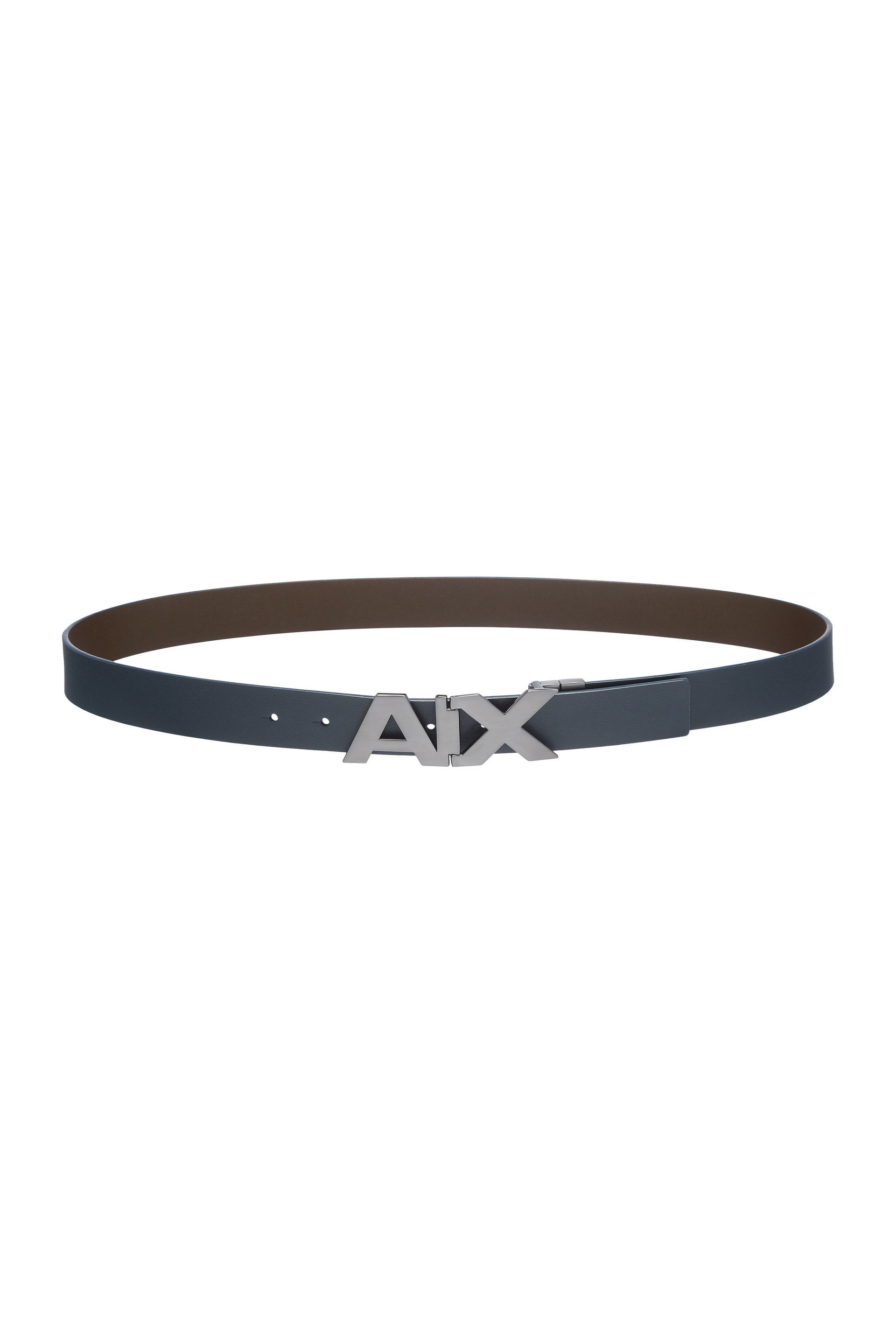 Ceinture homme - bleu marine/marron foncé