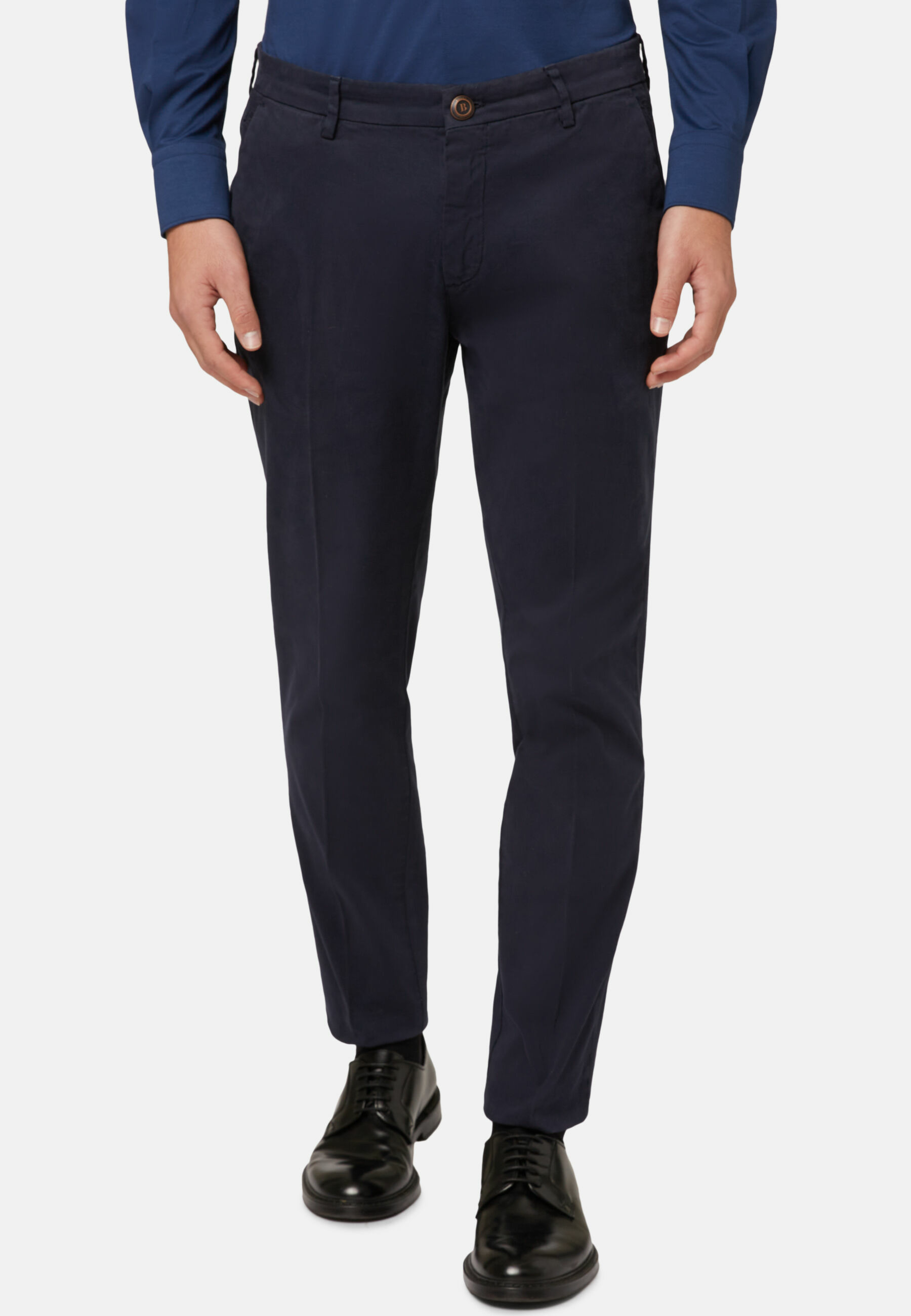 Pantalon En Coton Extensible