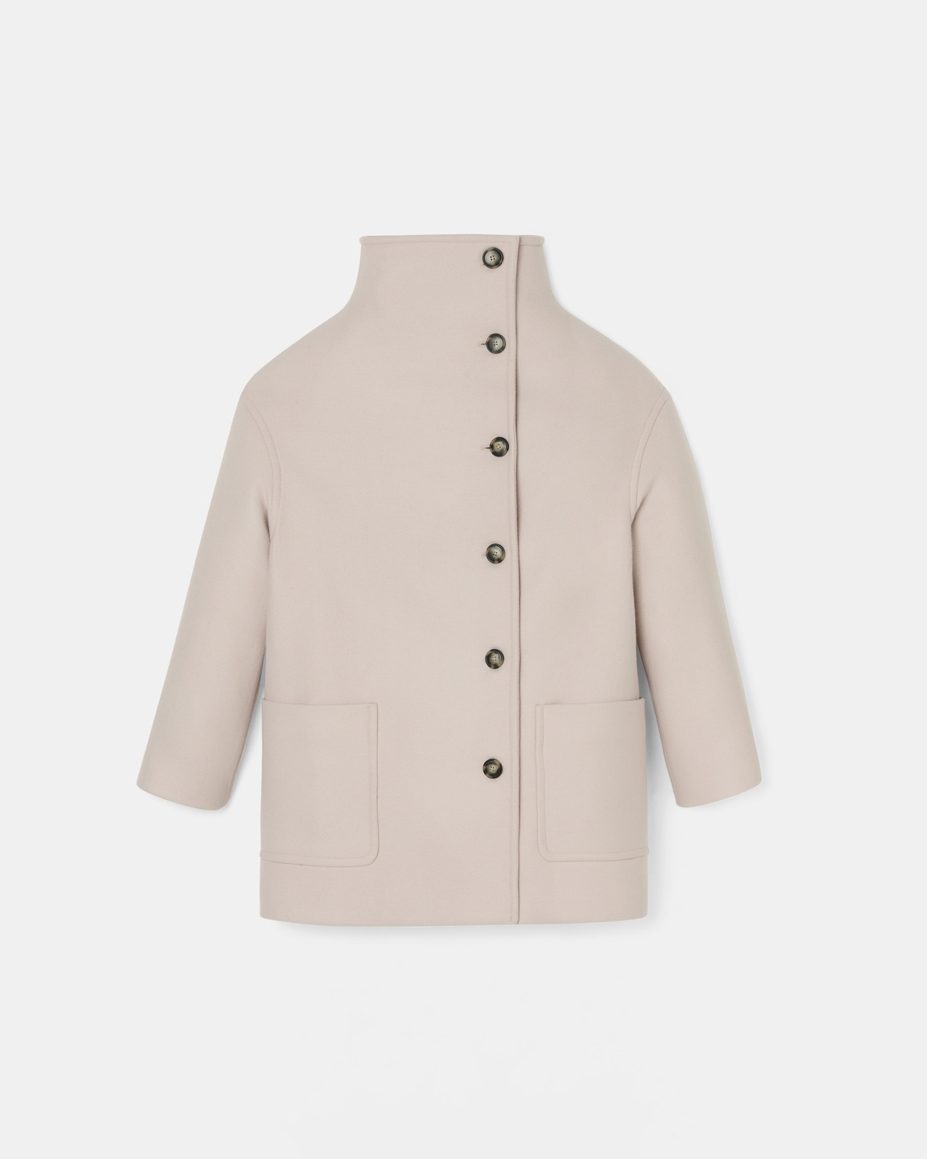 Manteau Miritino (Miranda Col Montant) Naturel en Laine