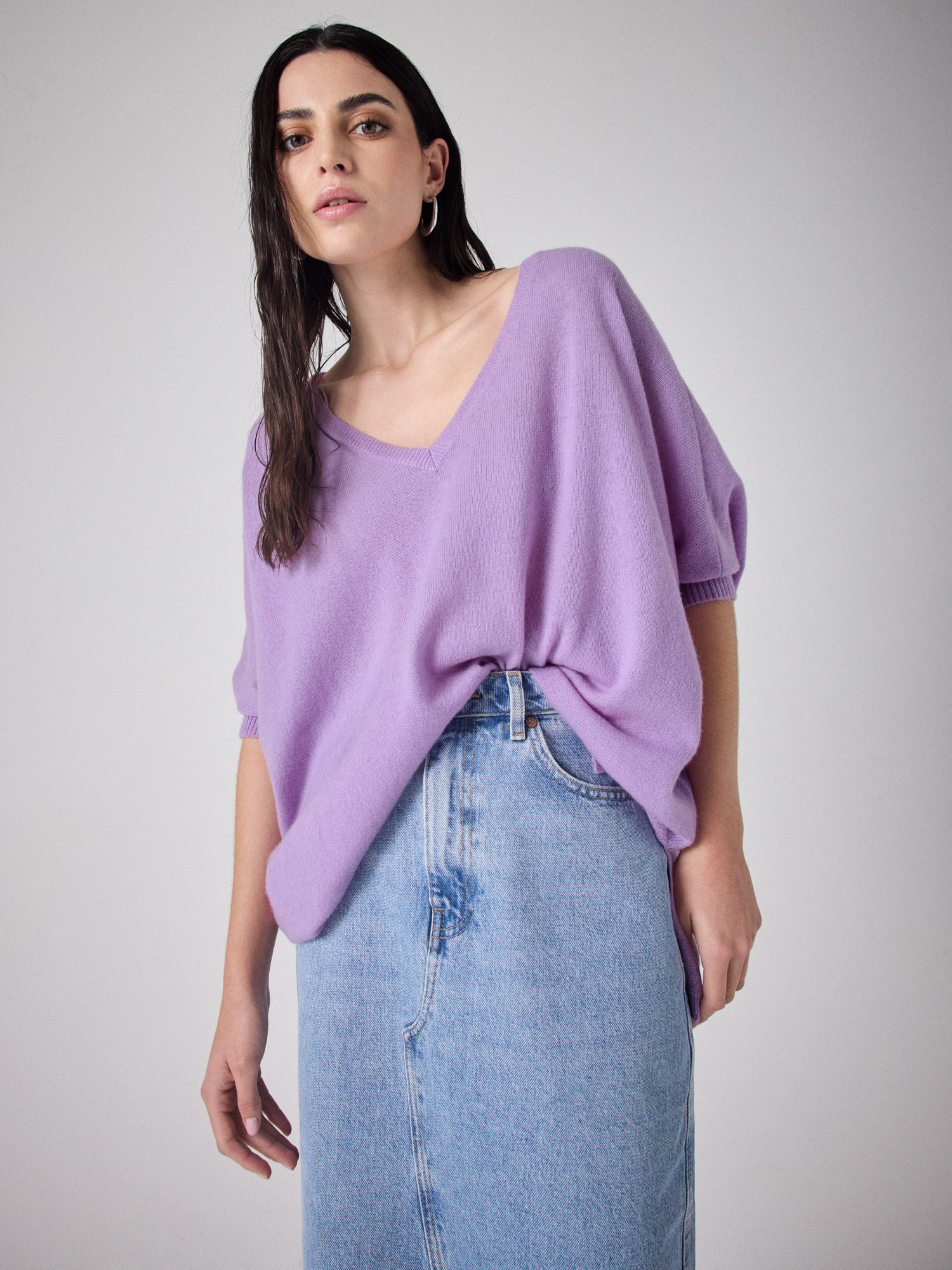Pull poncho cachemire Aimee BLOOM