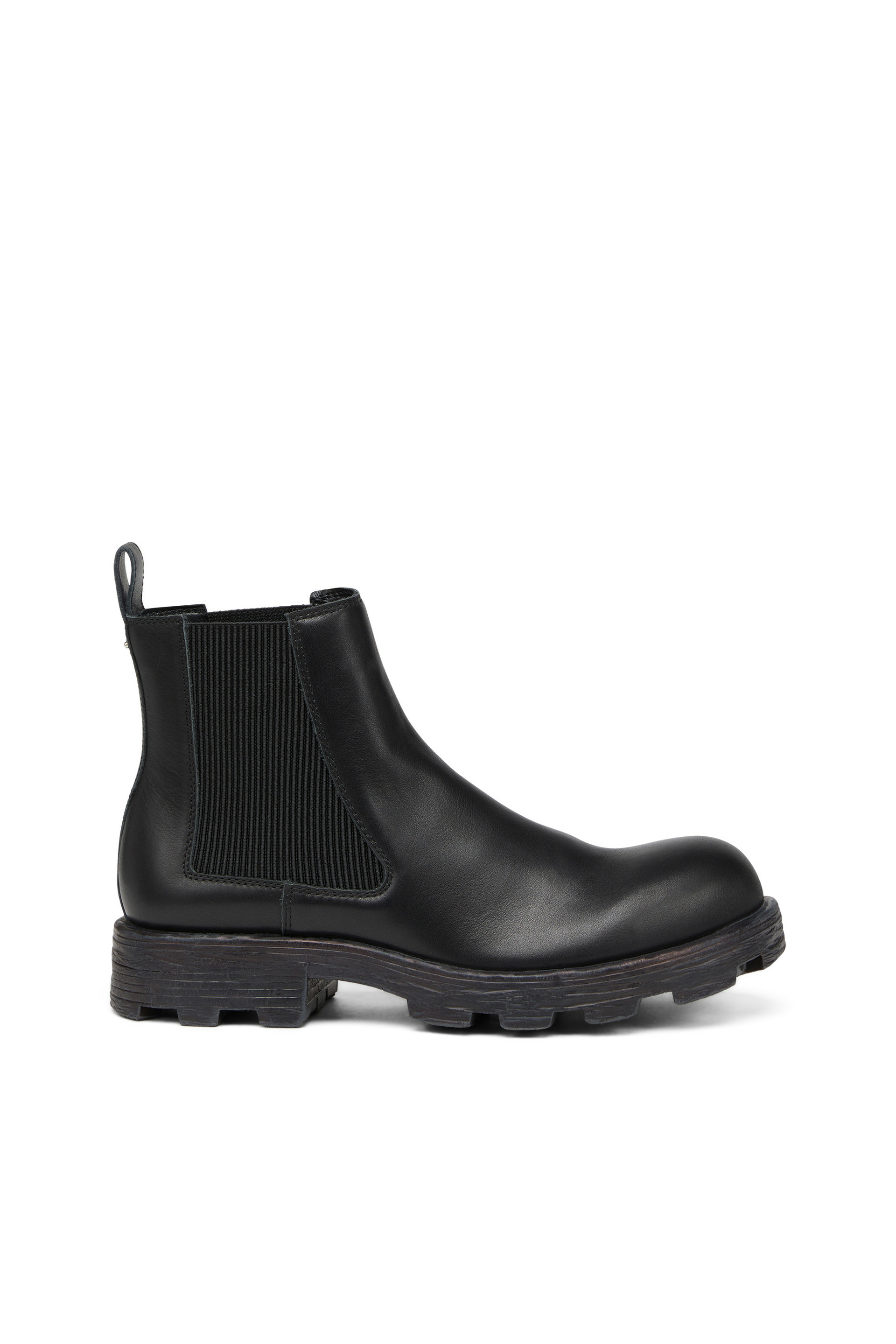 D-Hammer-Bottes Chelsea en cuir avec semelle épaisse