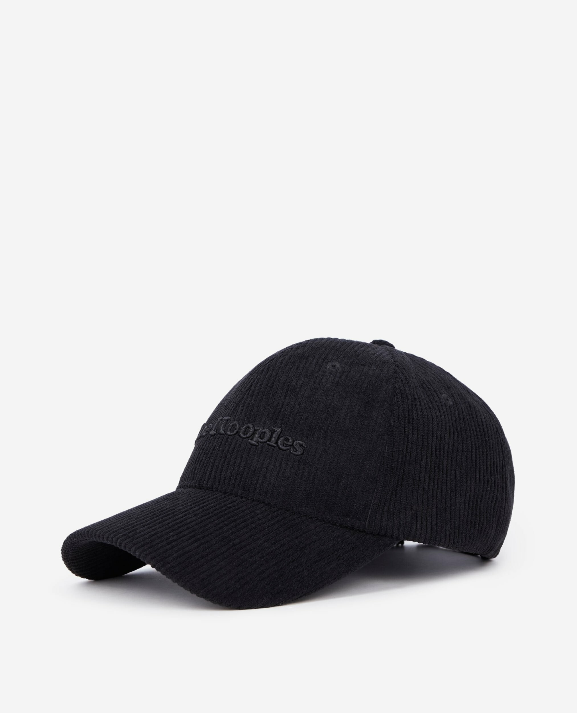 Casquette En Velours Côtelé Noir