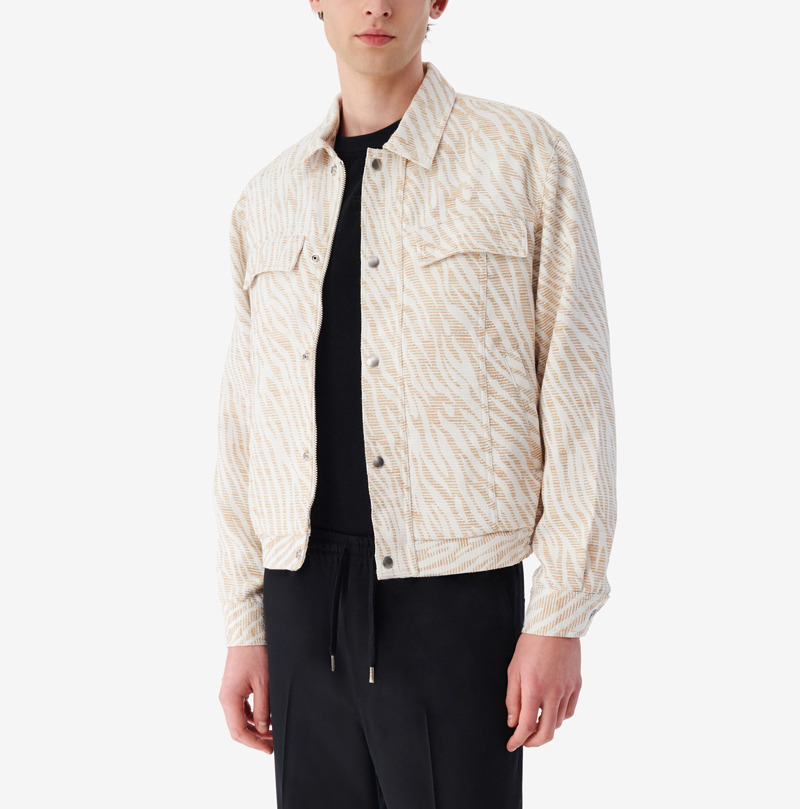Blouson À Motif Zèbre Norton