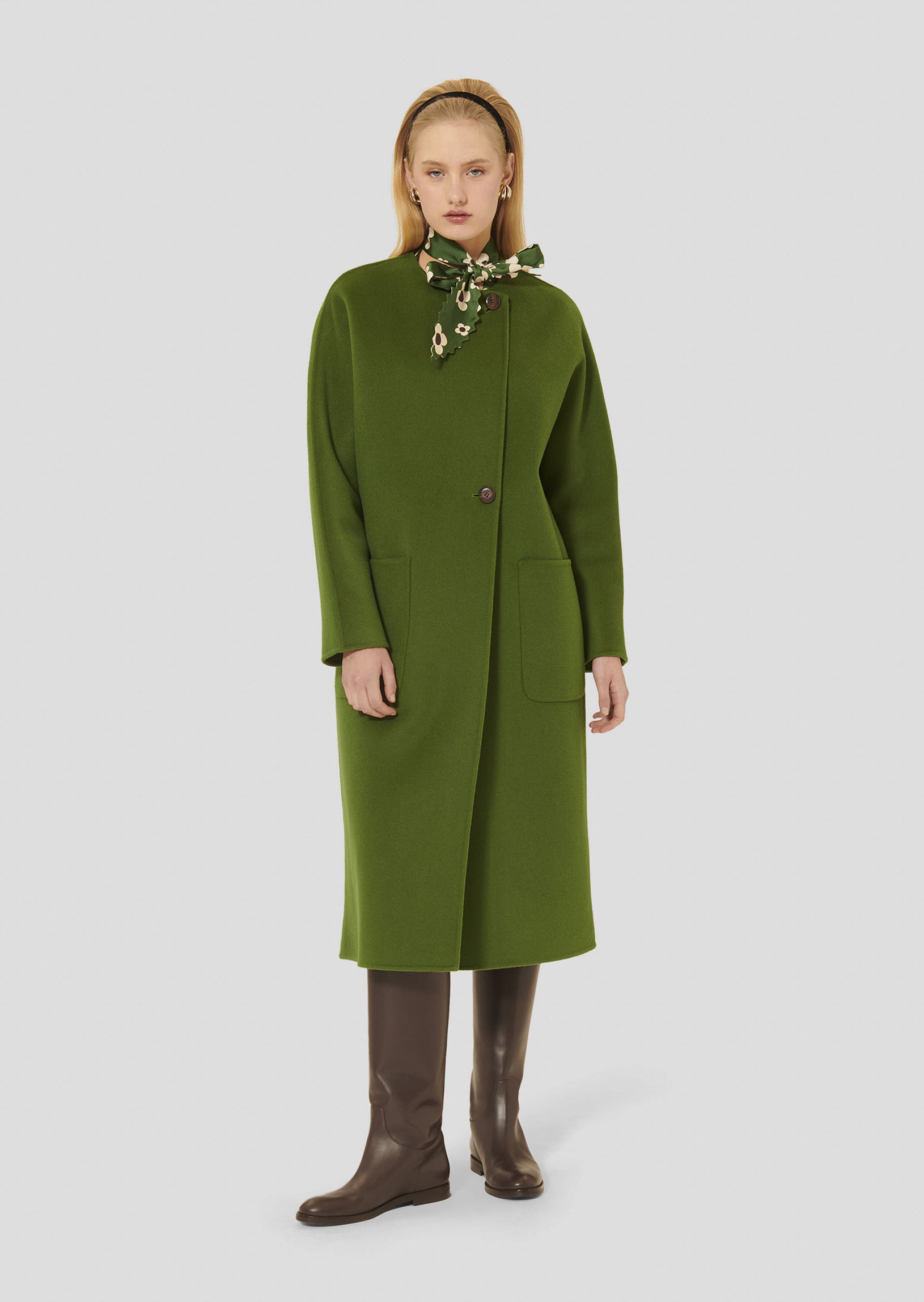 Manteau Mara-Cactus en Laine