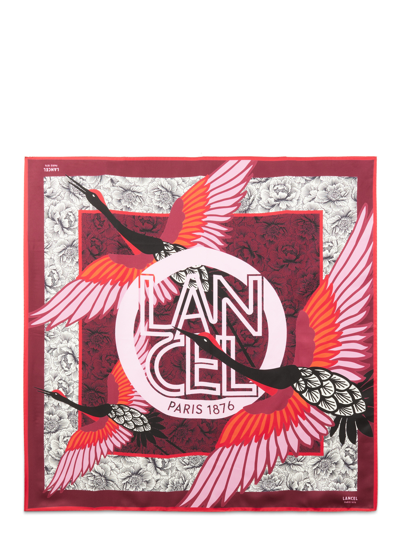 Motif Roxane Jardin D'Asie - Car90 Rox Jar Asie - Multico Cerise