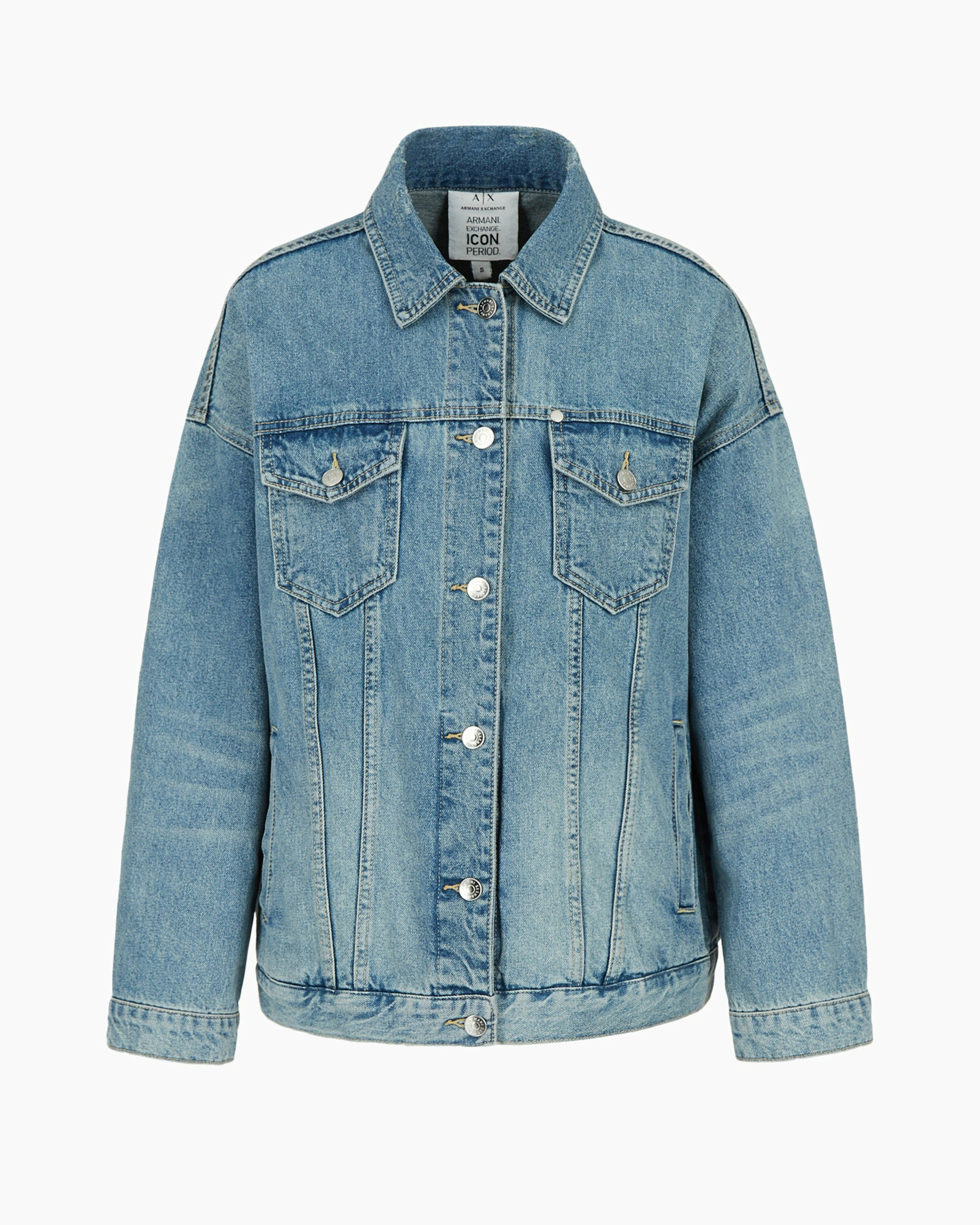 Blouson - icône en denim indigo