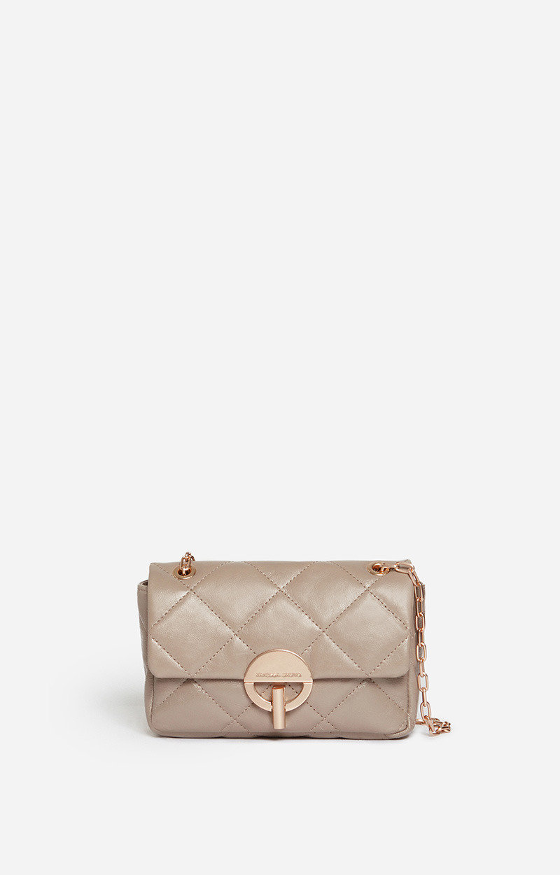 Moyen Sac Moon En Cuir En Coton Et Lin