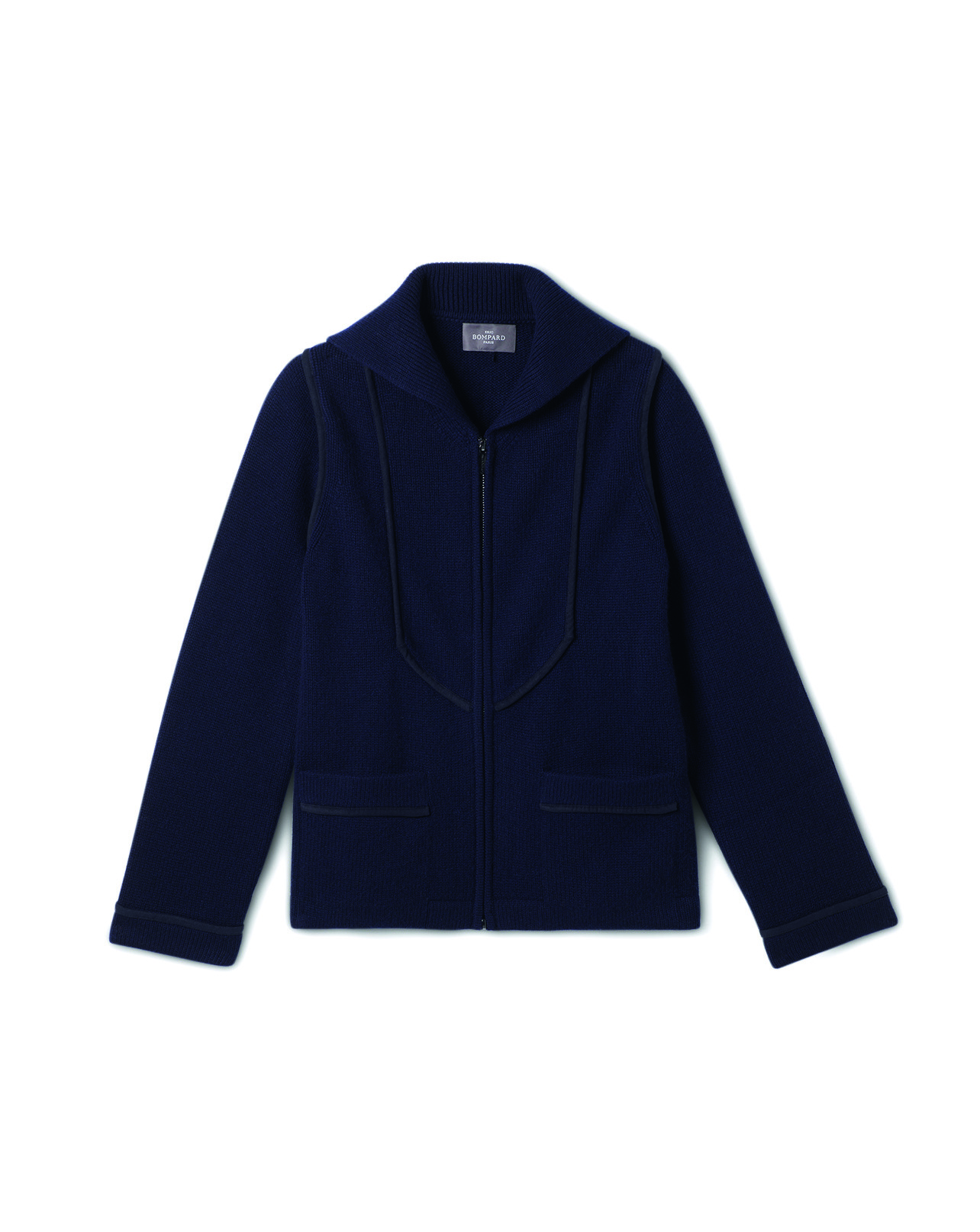 Veste vareuse zippée - Femme - MARINE