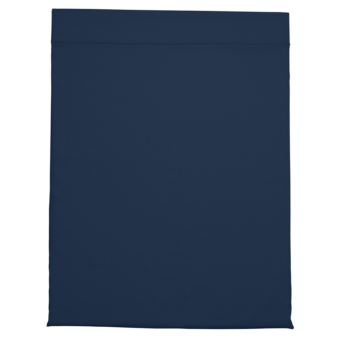 Drap plat Partition Satin de coton Coloris Marine