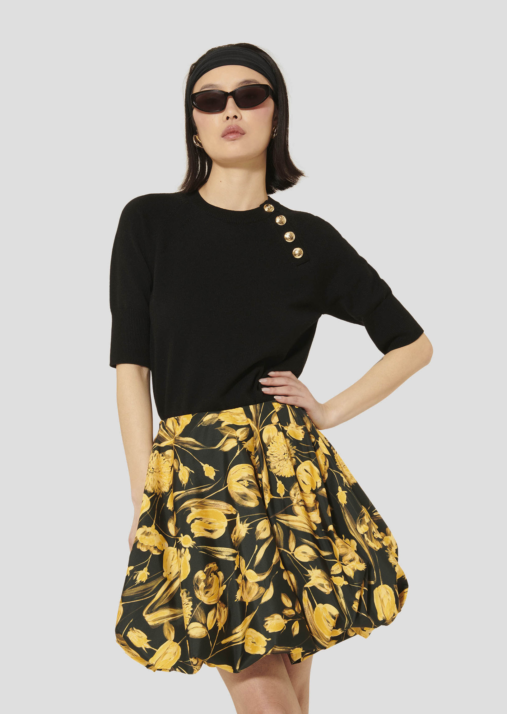 Pull Pastelle-Noir en Polyester