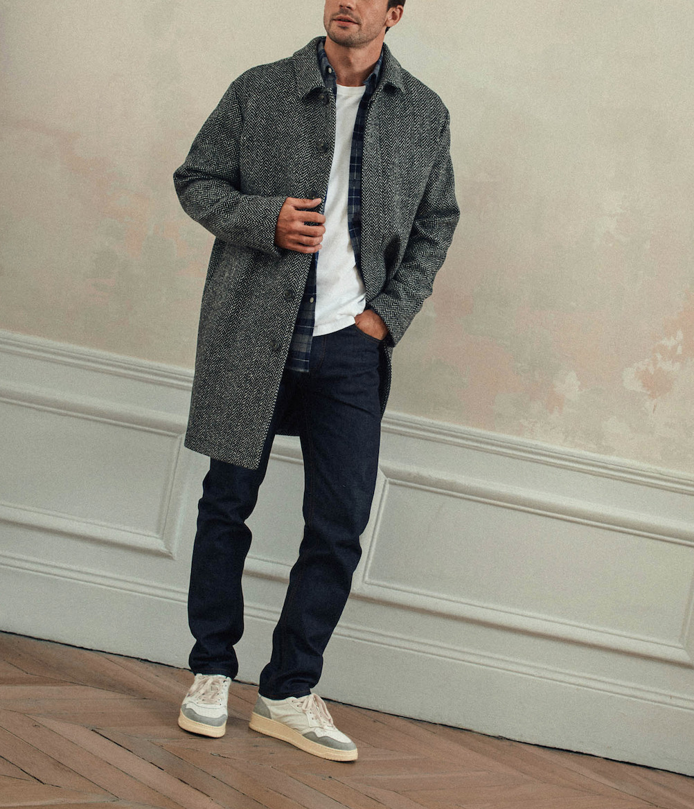 Manteau Oleg Mixed Grey