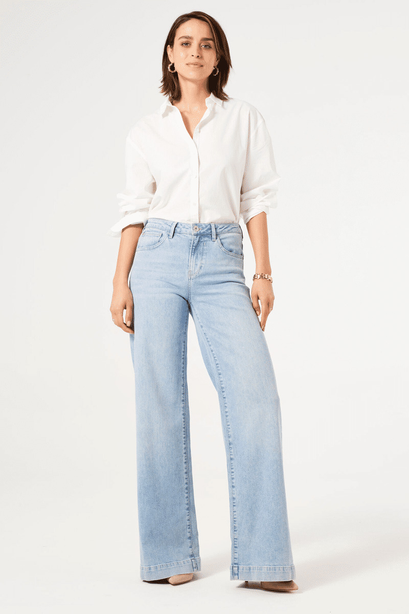 Women Jeans Celia wide Wide fit Blue