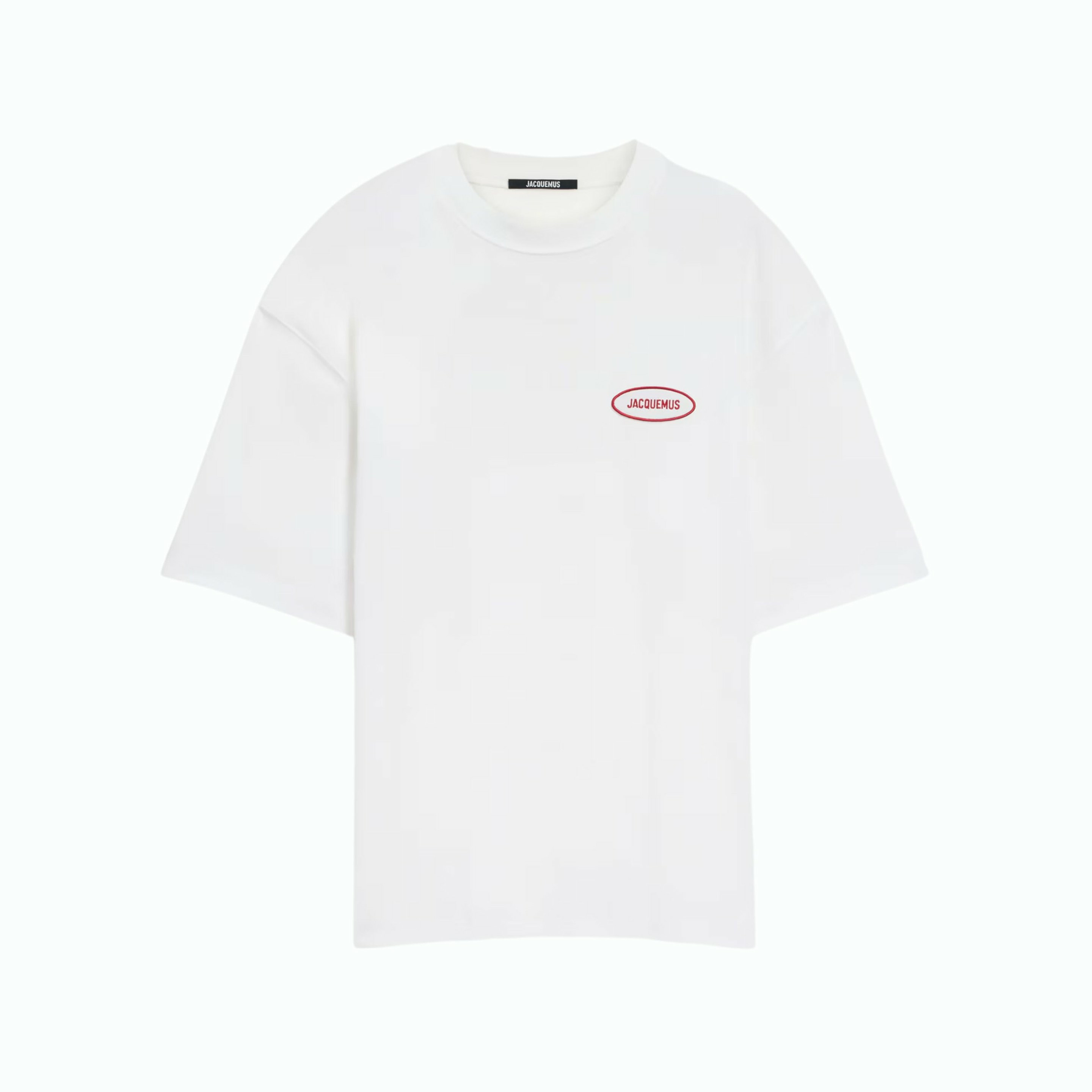 Jacquemus T-shirt Station Patch Blanc