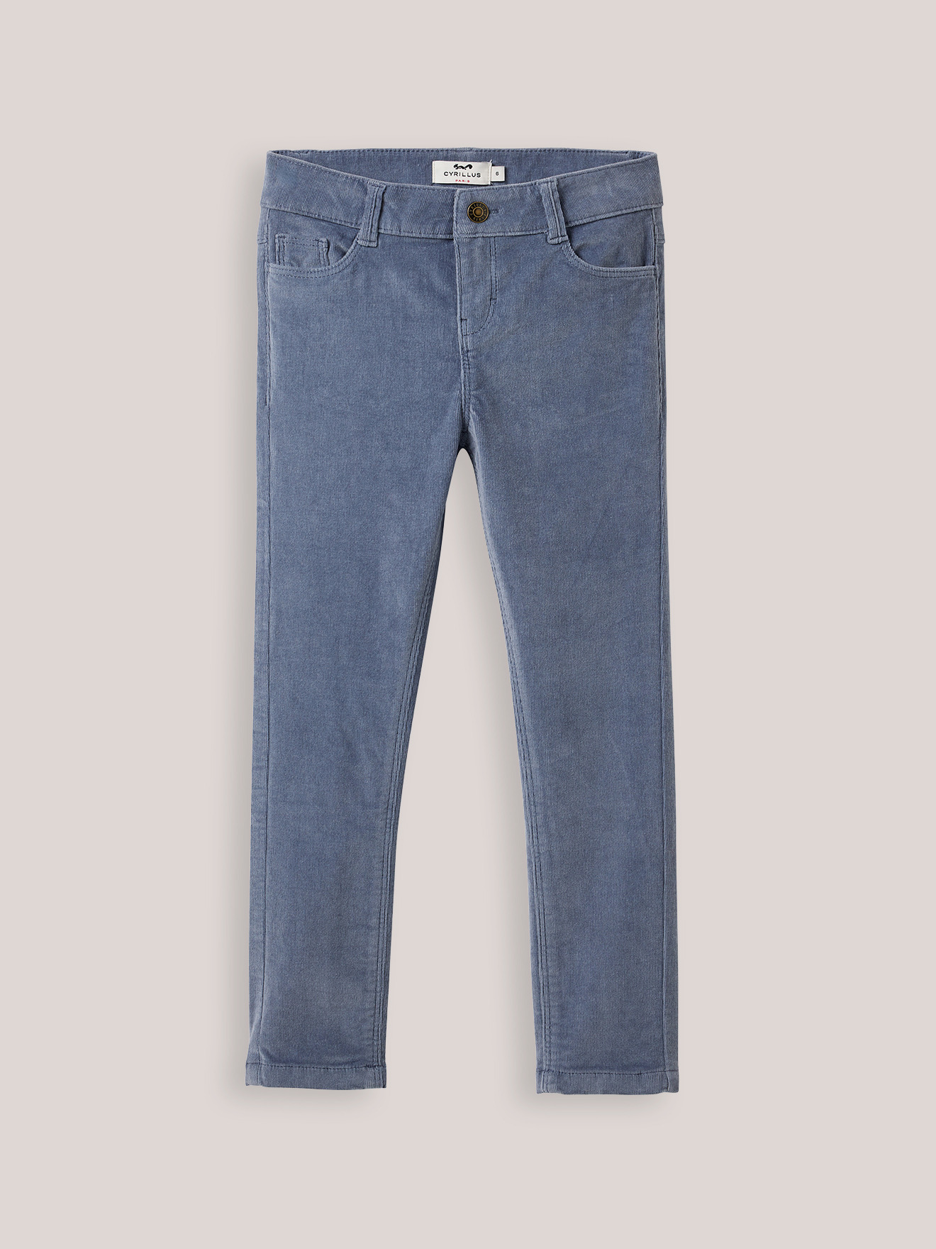 PANTALON SLIM VELOURS