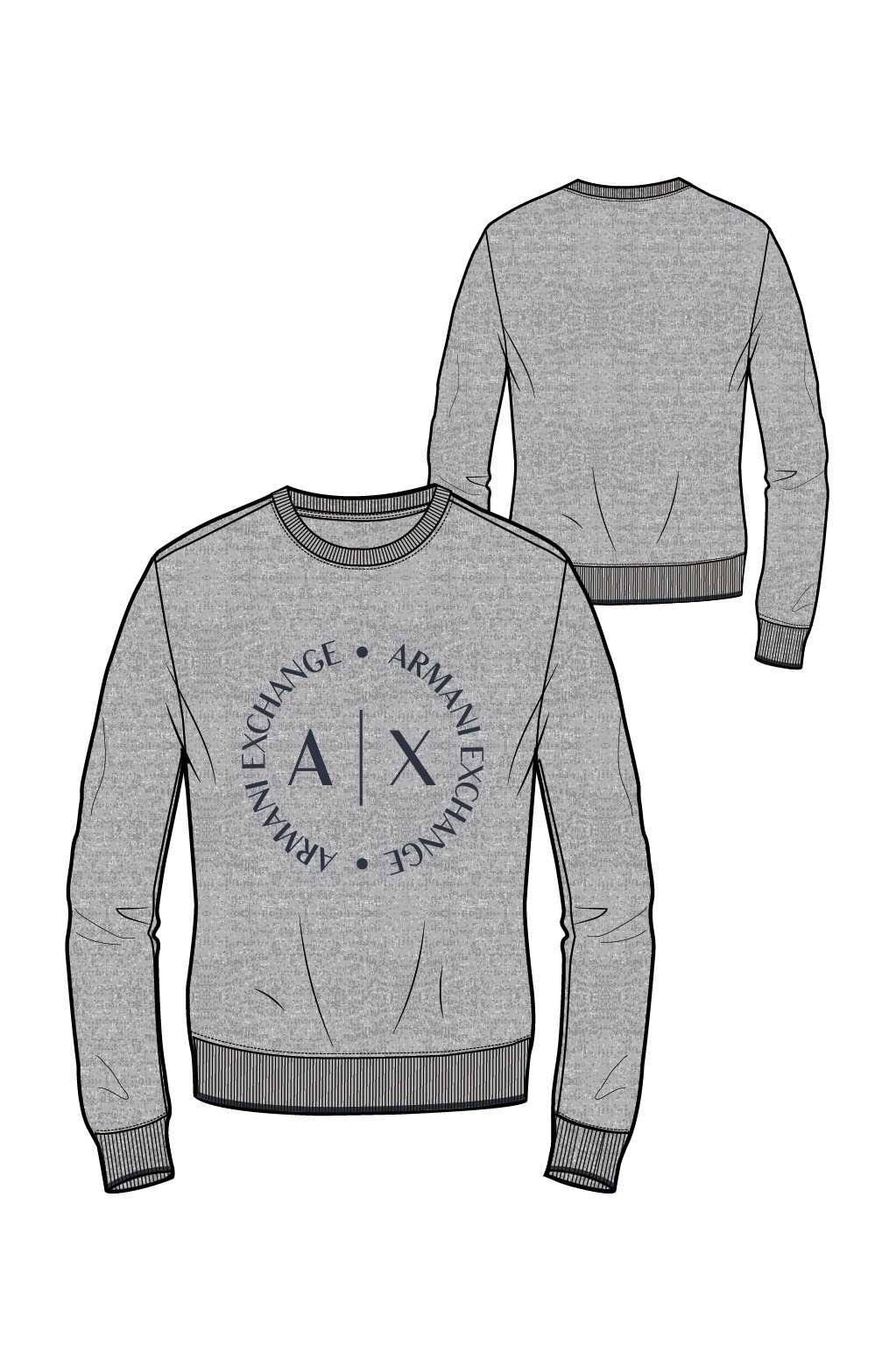 Felpa-b09b gris bruyère