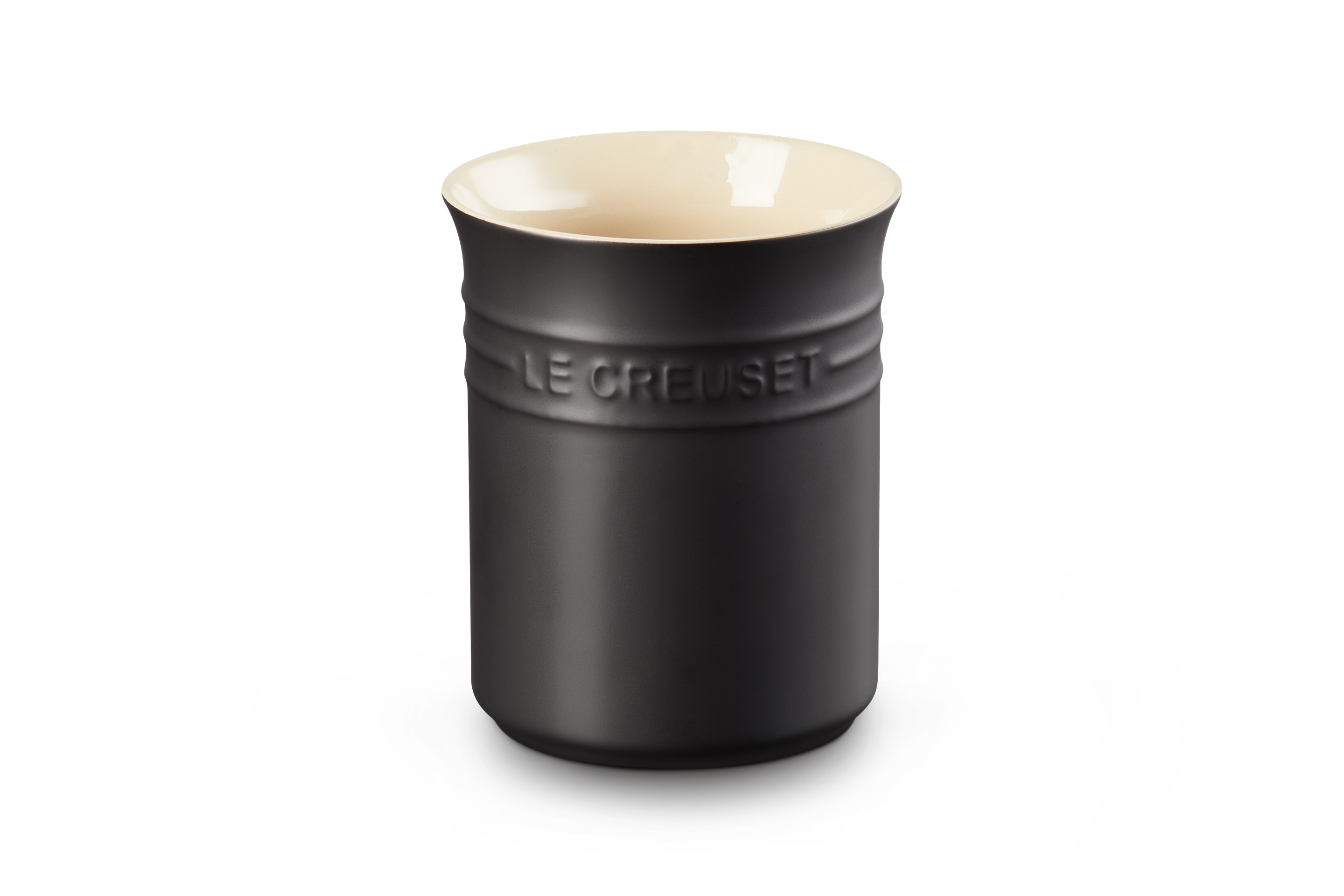 Pot à Ustensiles en céramique noir mat