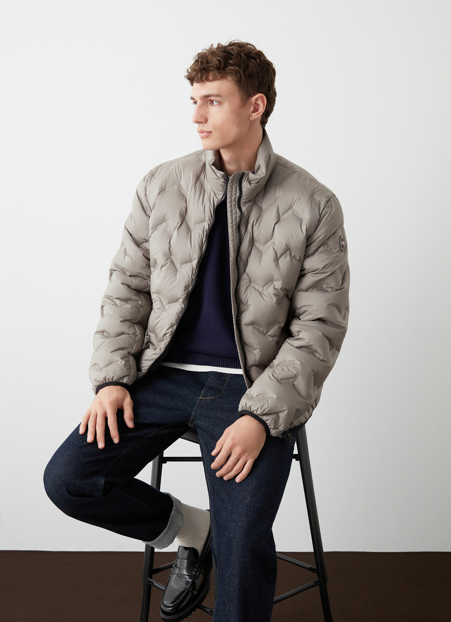 Doudoune courte sans coutures