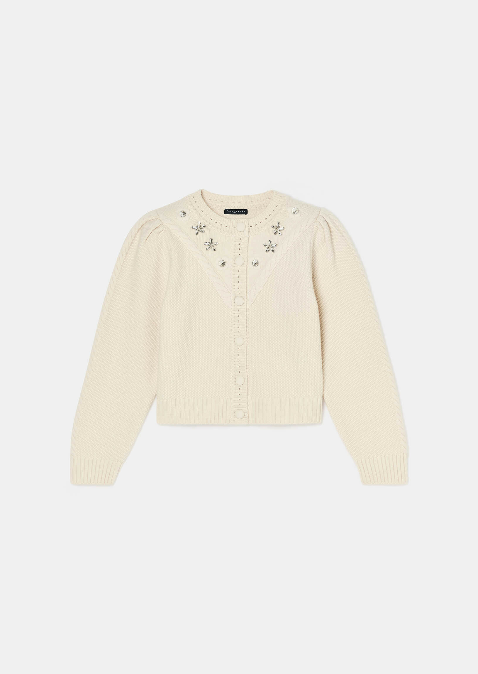 Gilet Gustave-Ecru en Laine Merinos Extrafine