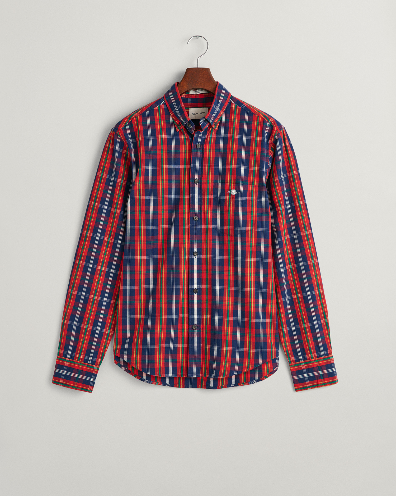 Regular Fit Checked Archive Poplin