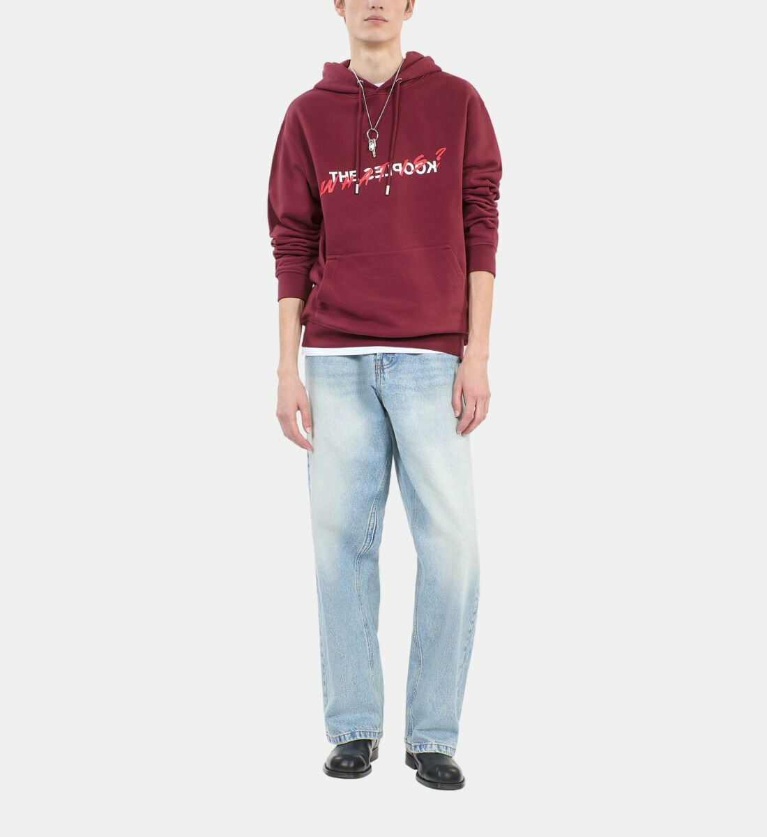 Sweatshirt À Capuche What Is Bordeaux Homme