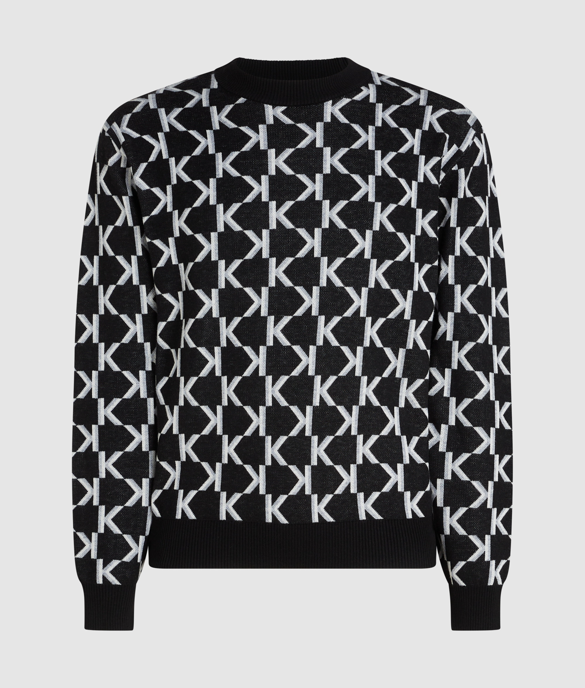 K JACQUARD KNIT SWEATER