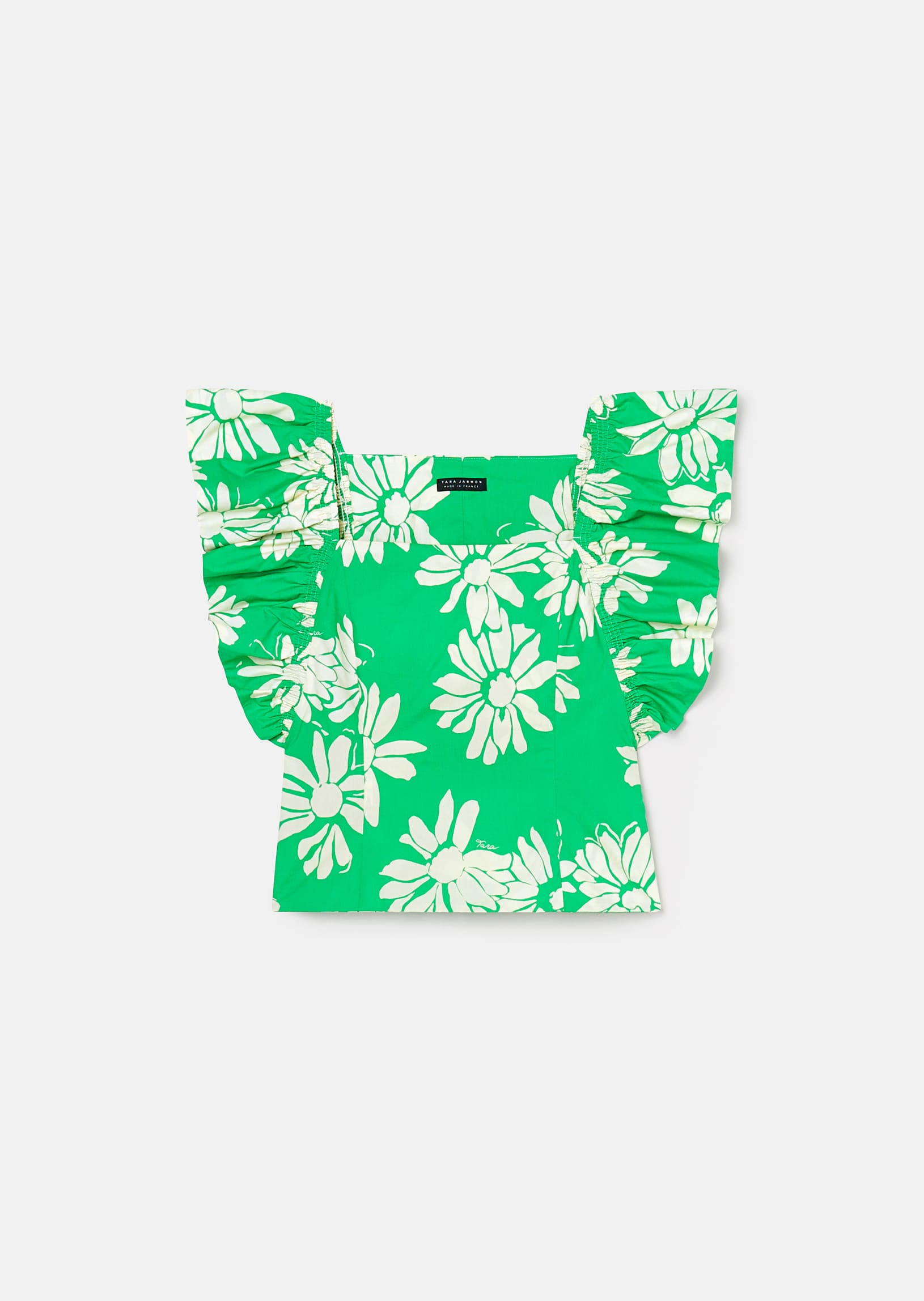 Top Tacha-Vert en Coton
