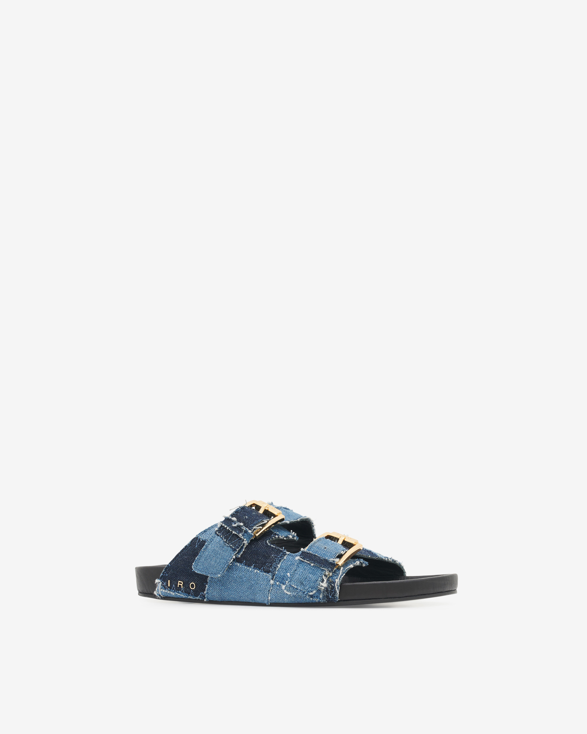 Mules Plates Billie Denim Patchwork