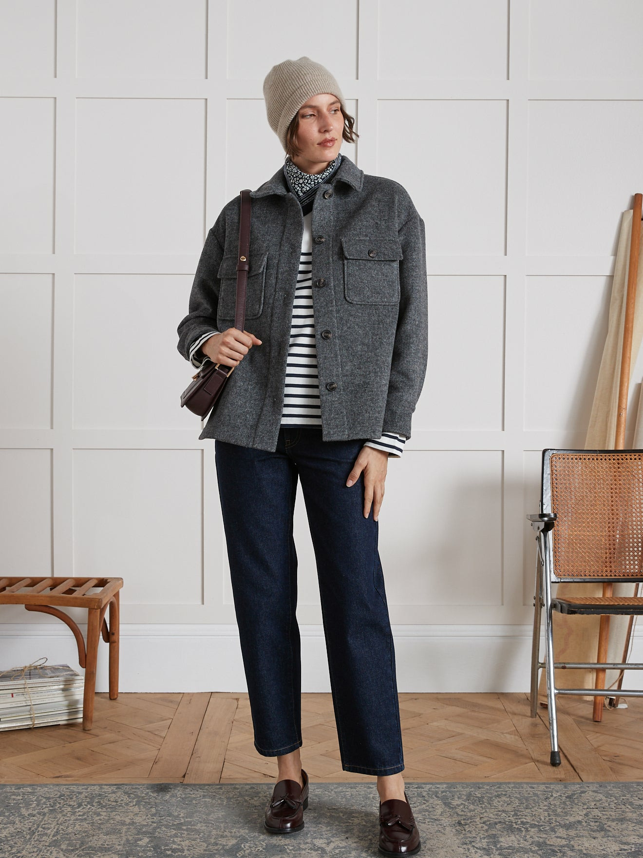 VESTE SURCHEMISE WOOL