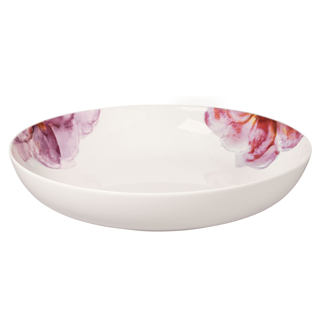 Rose Garden grand saladier, 5 200 ml, blanc/rose