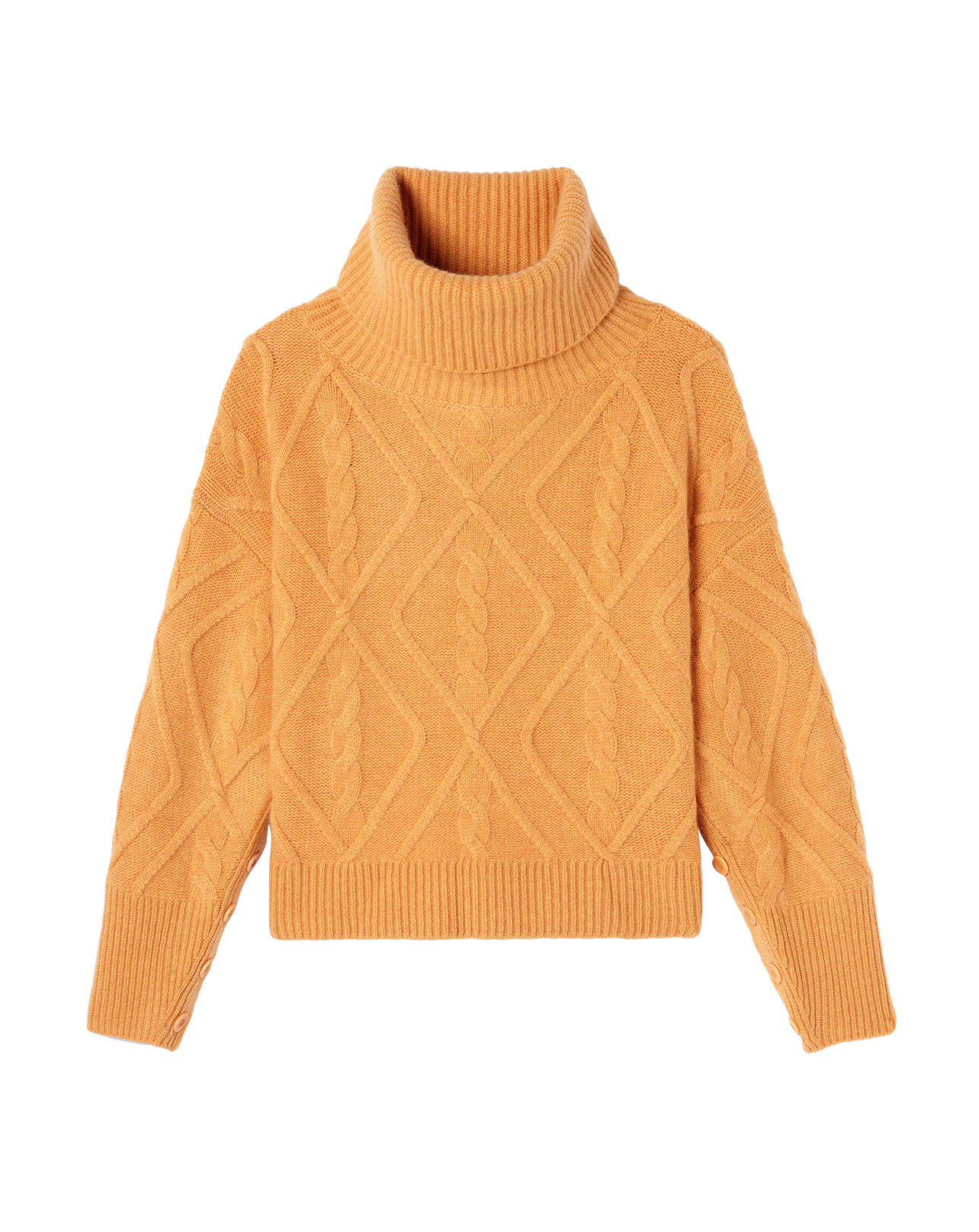 Pull col roulé boutonné - Femme - AUBE