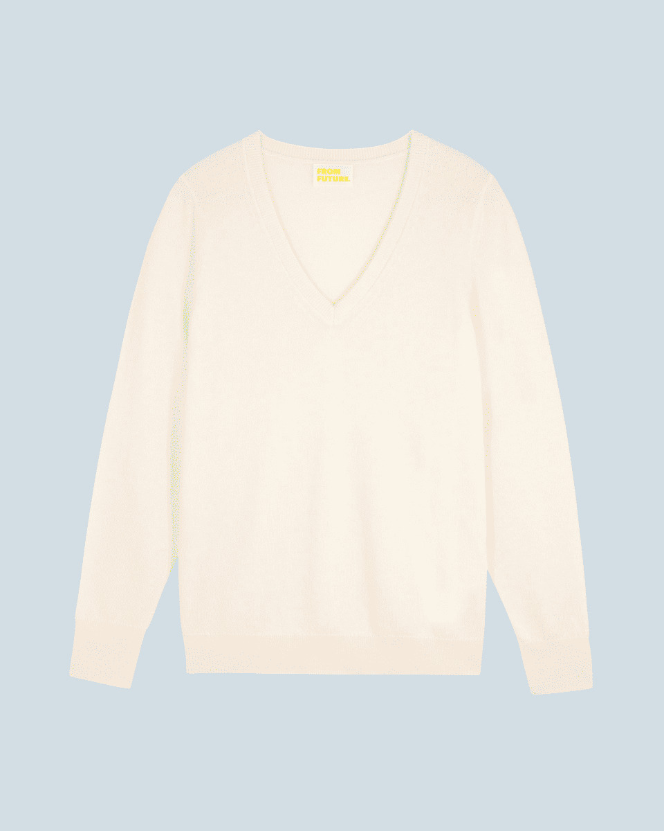 Pull Col V Basique