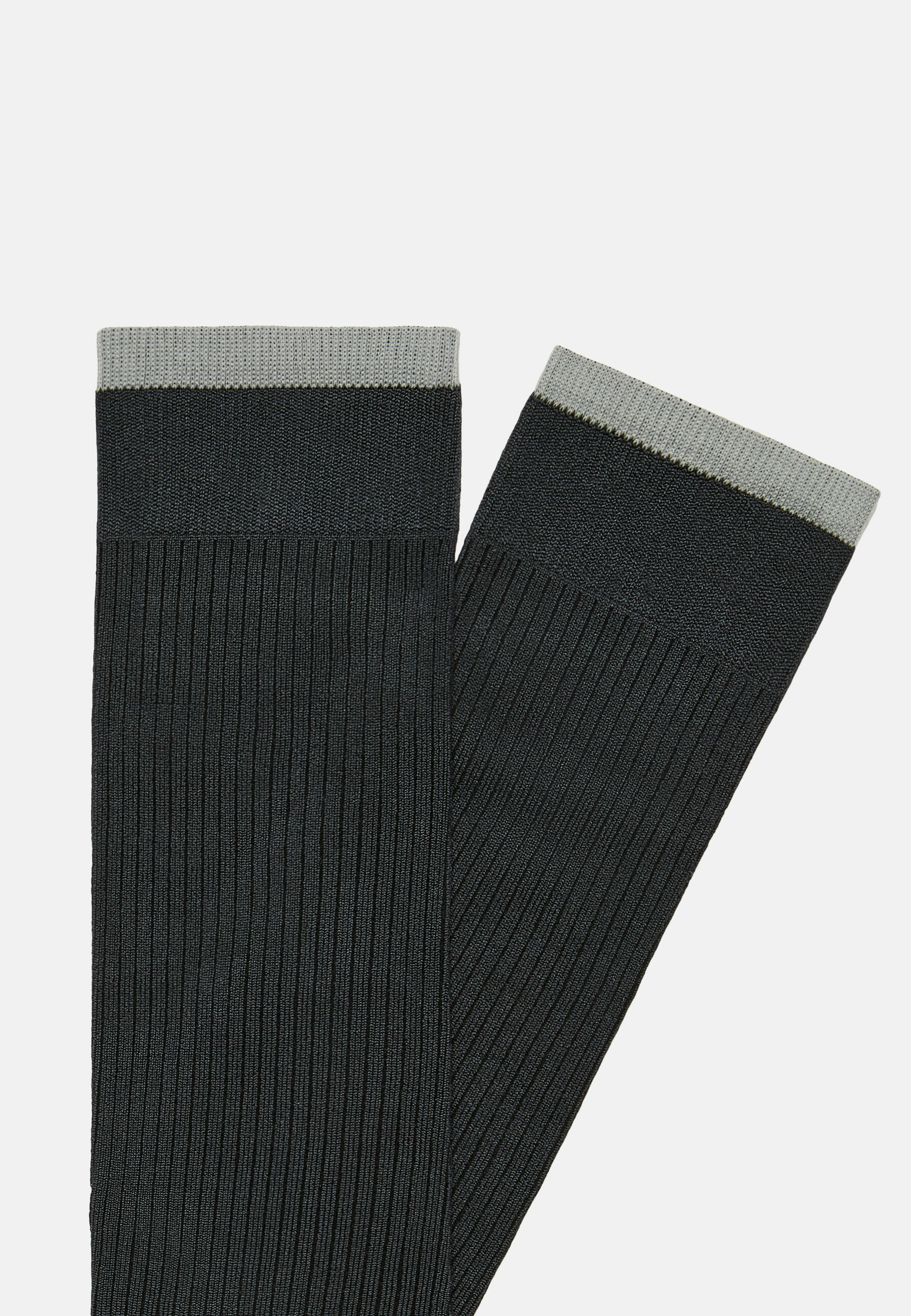 Chaussettes À Côtes En Fil Technique
