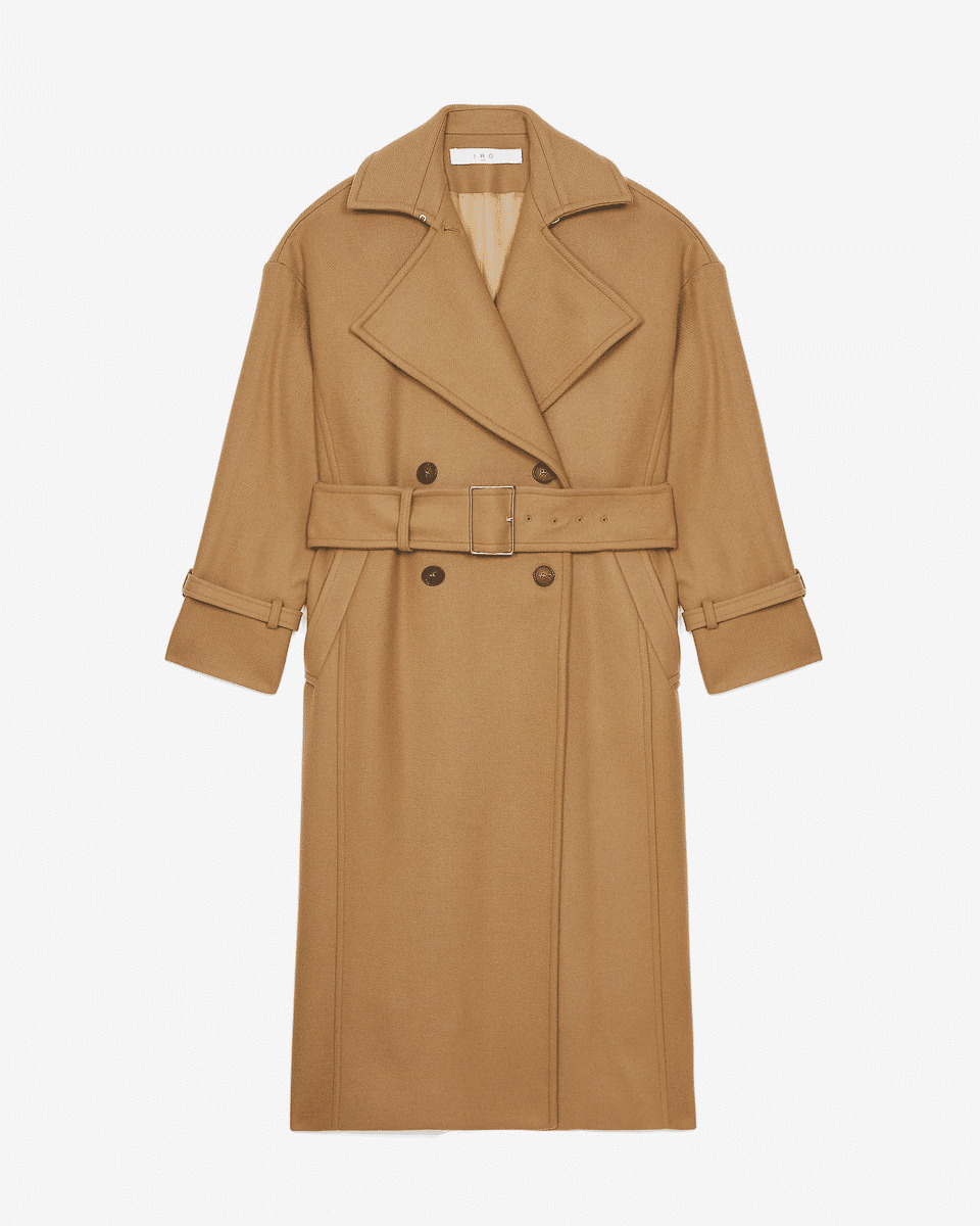 Manteau Long Ceinturé Kealia