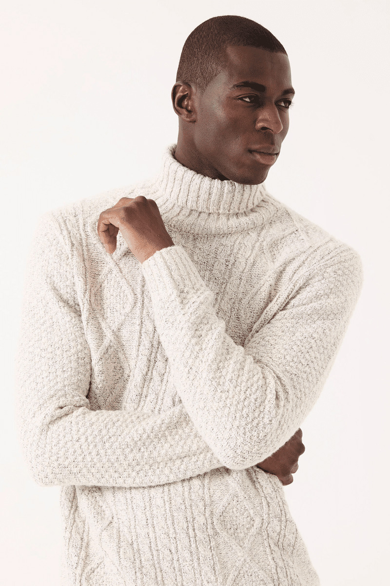 Men Sweater White