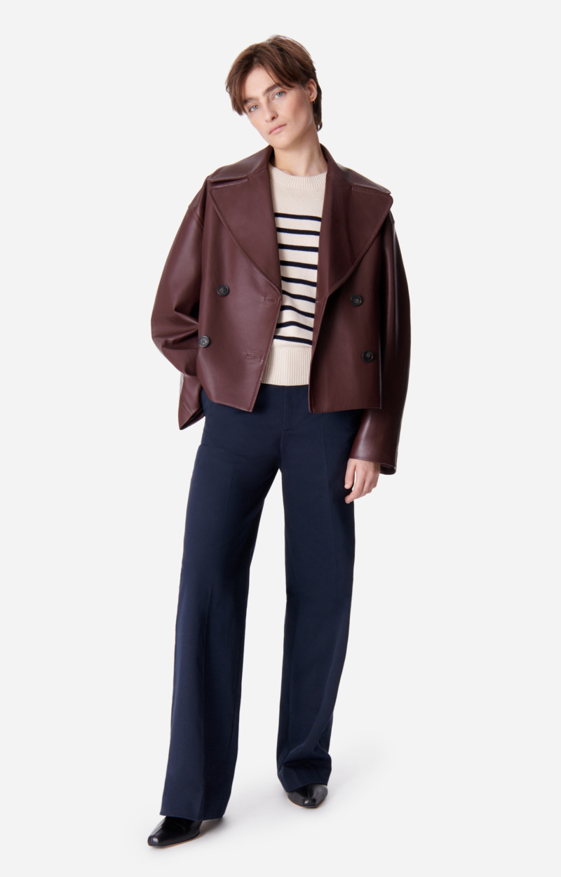 Manteau Carlin En Vachette Tannage Végétal