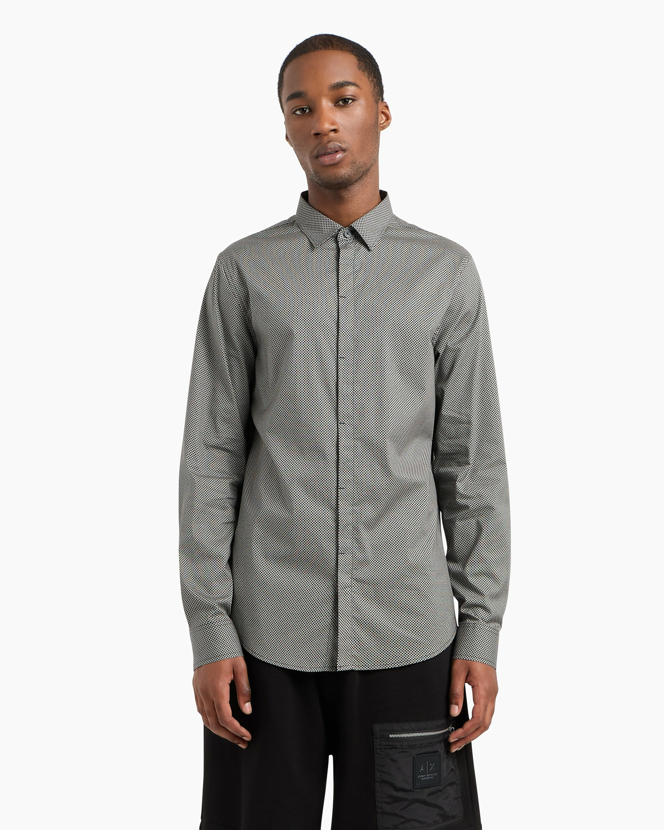 Chemise - bleu marine cementine