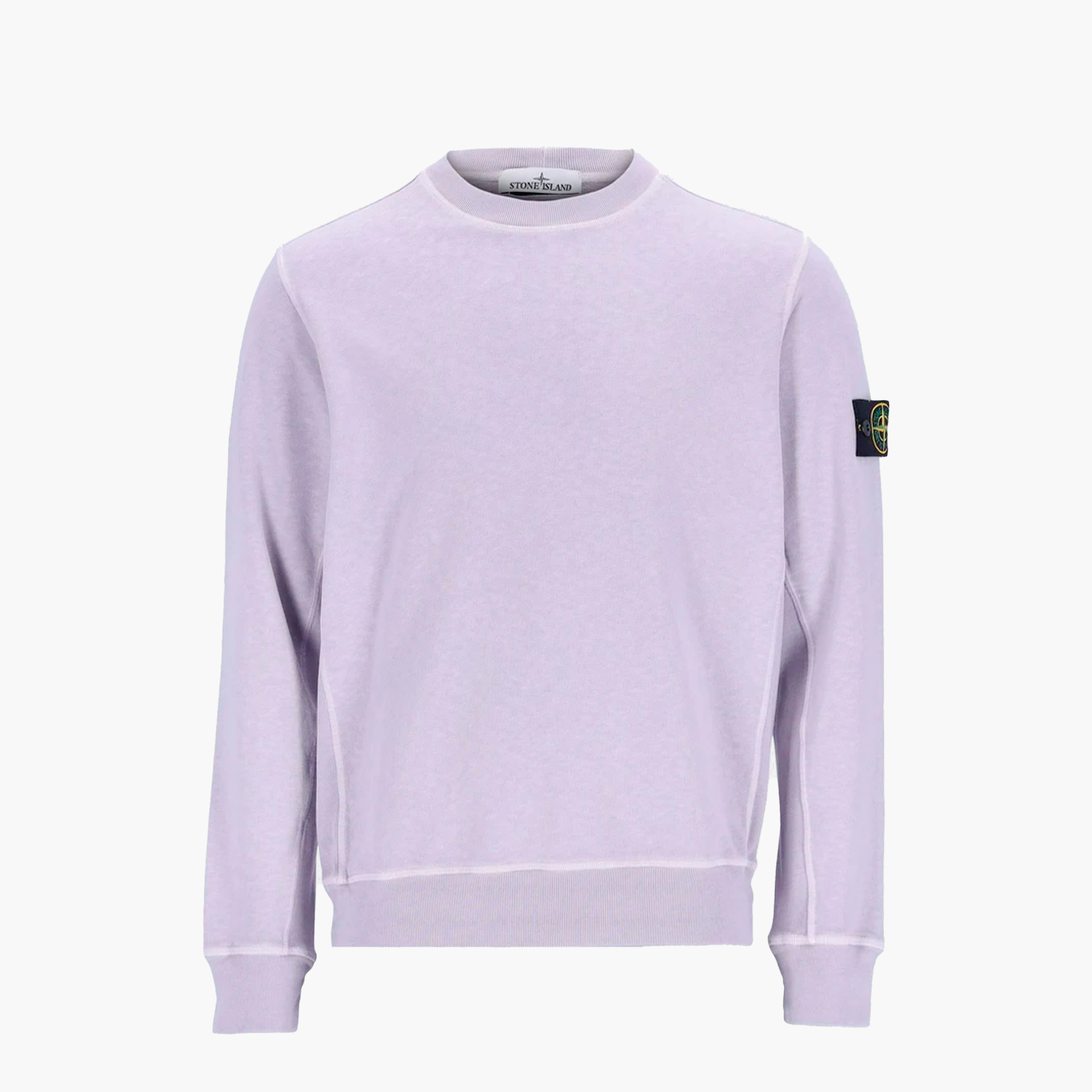 Stone Island Pull Crewneck Lila délavé